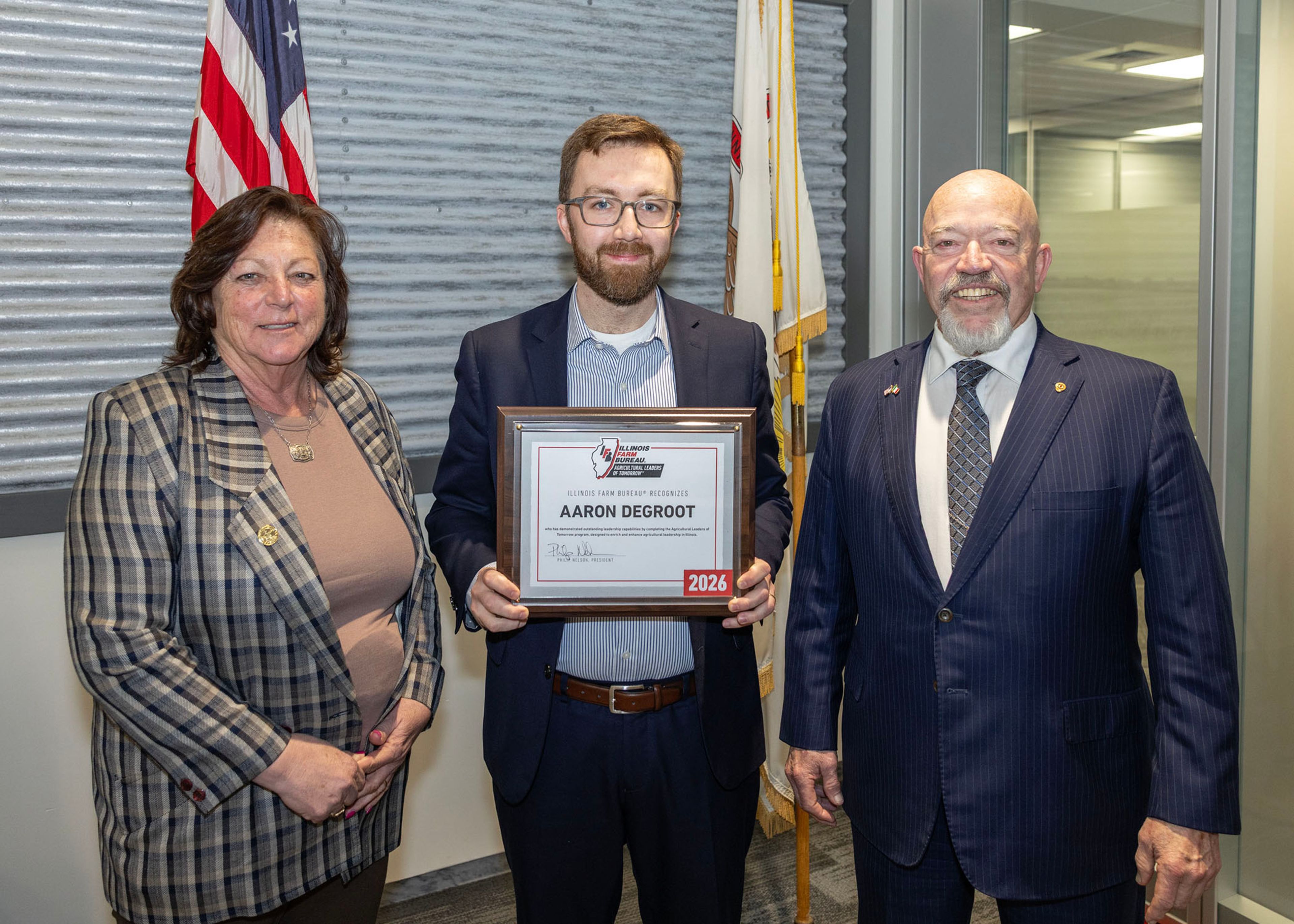 Christian County Farmer Aaron DeGroot Graduates Illinois Farm Bureau ALOT Leadership Program  