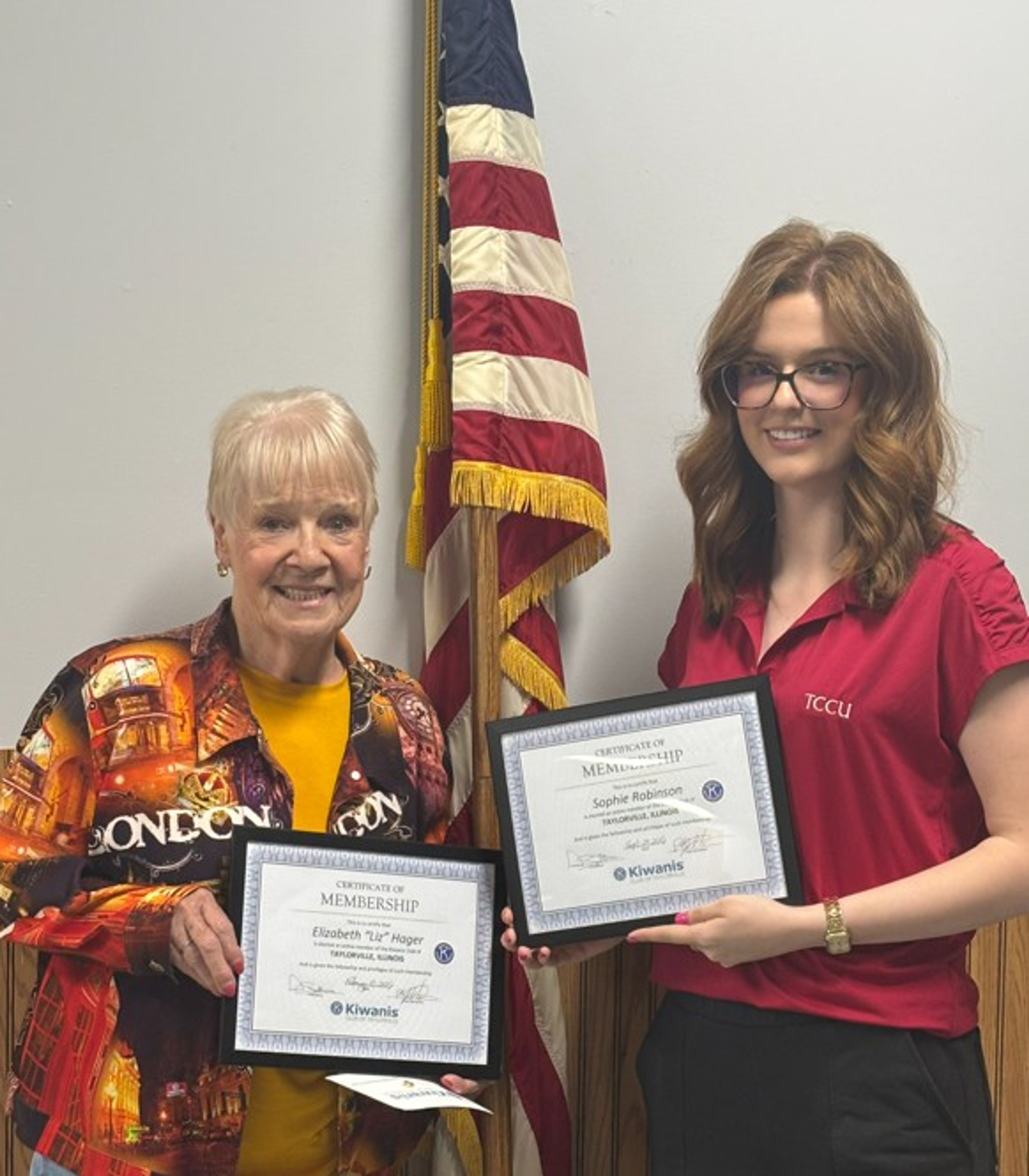 New members welcomed to Kiwanis Club