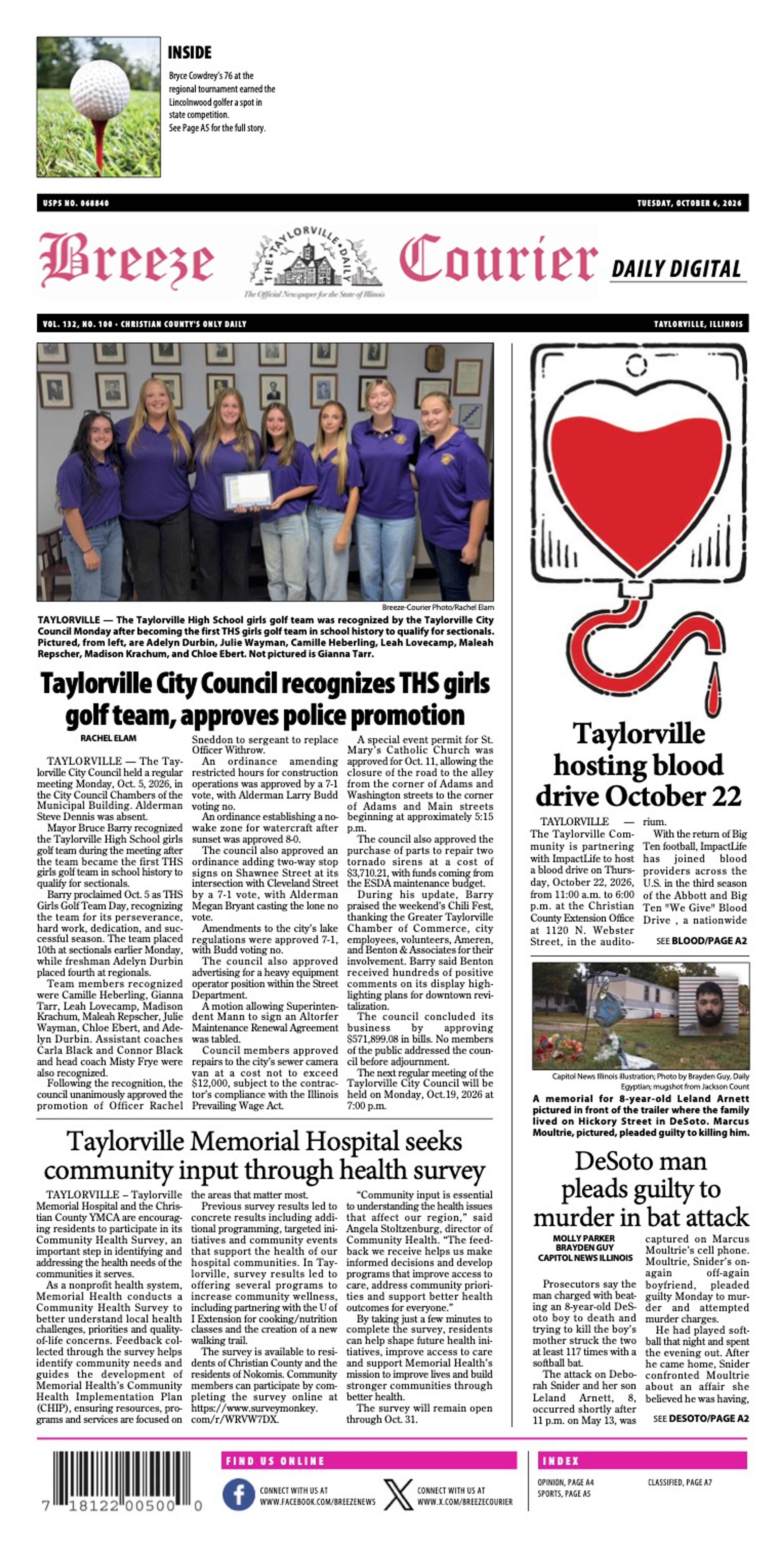 The Breeze-Courier, October 6, 2026