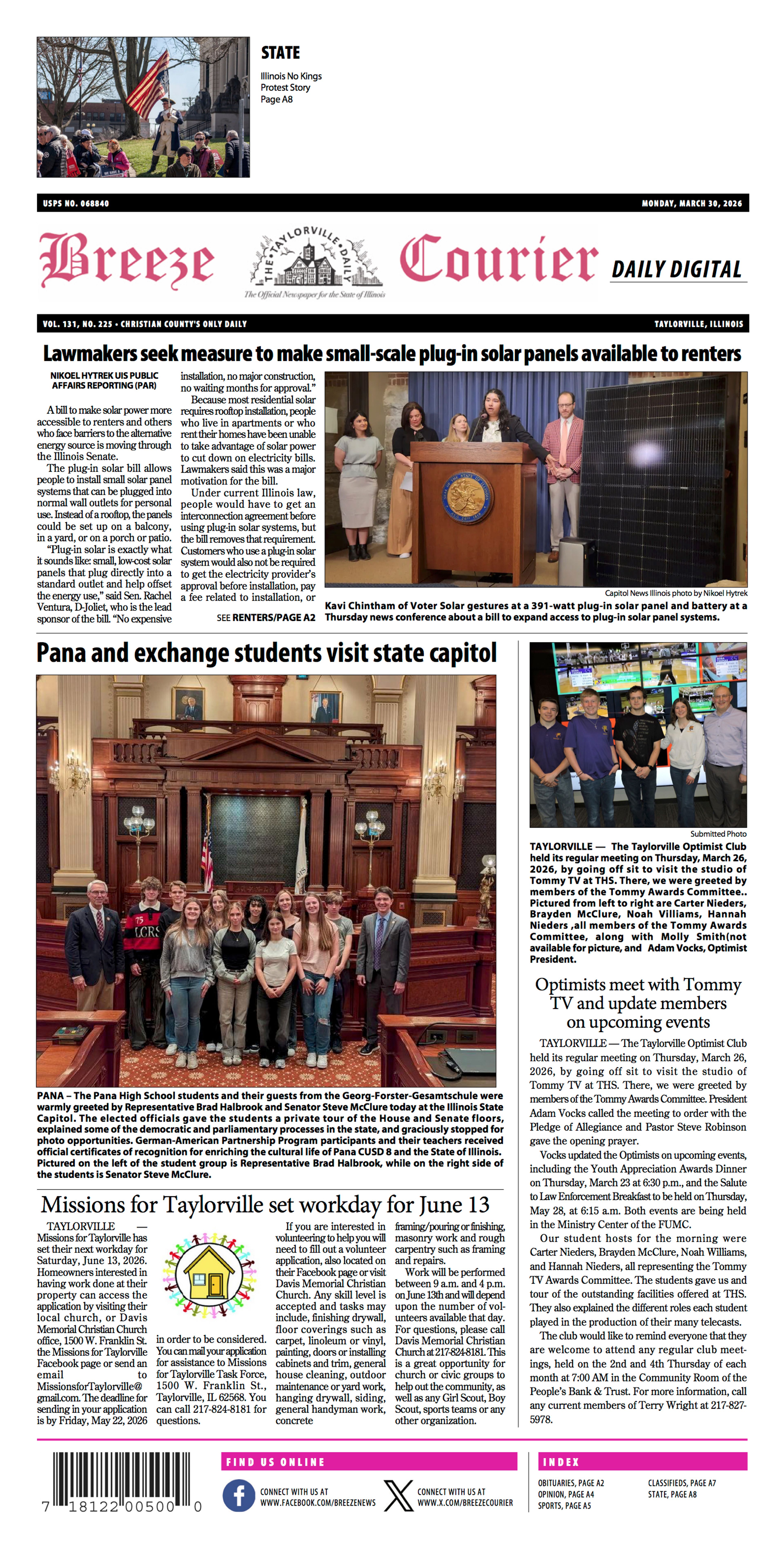 The Breeze Courier, March 30