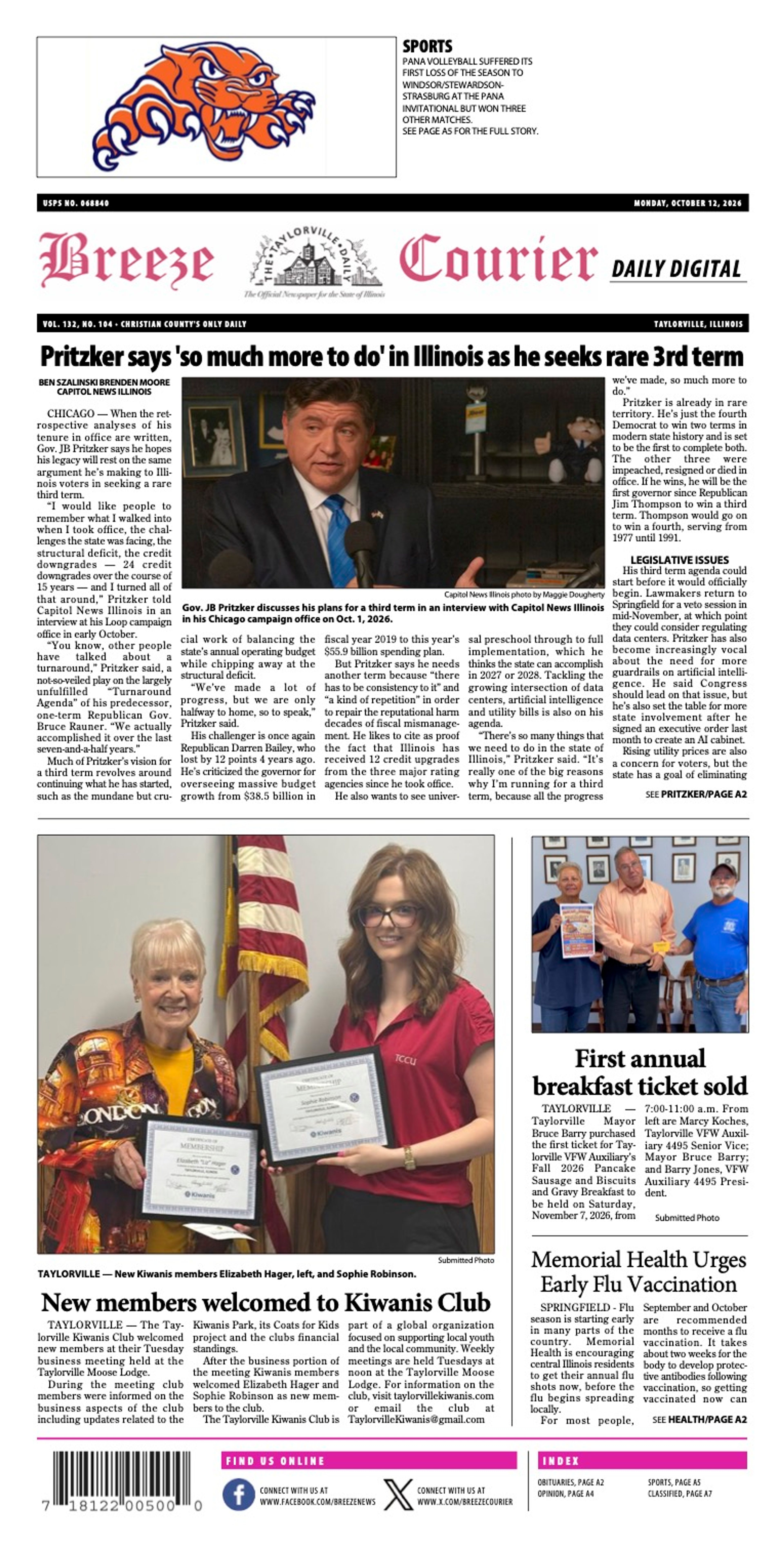 The Breeze-Courier, October 12, 2026
