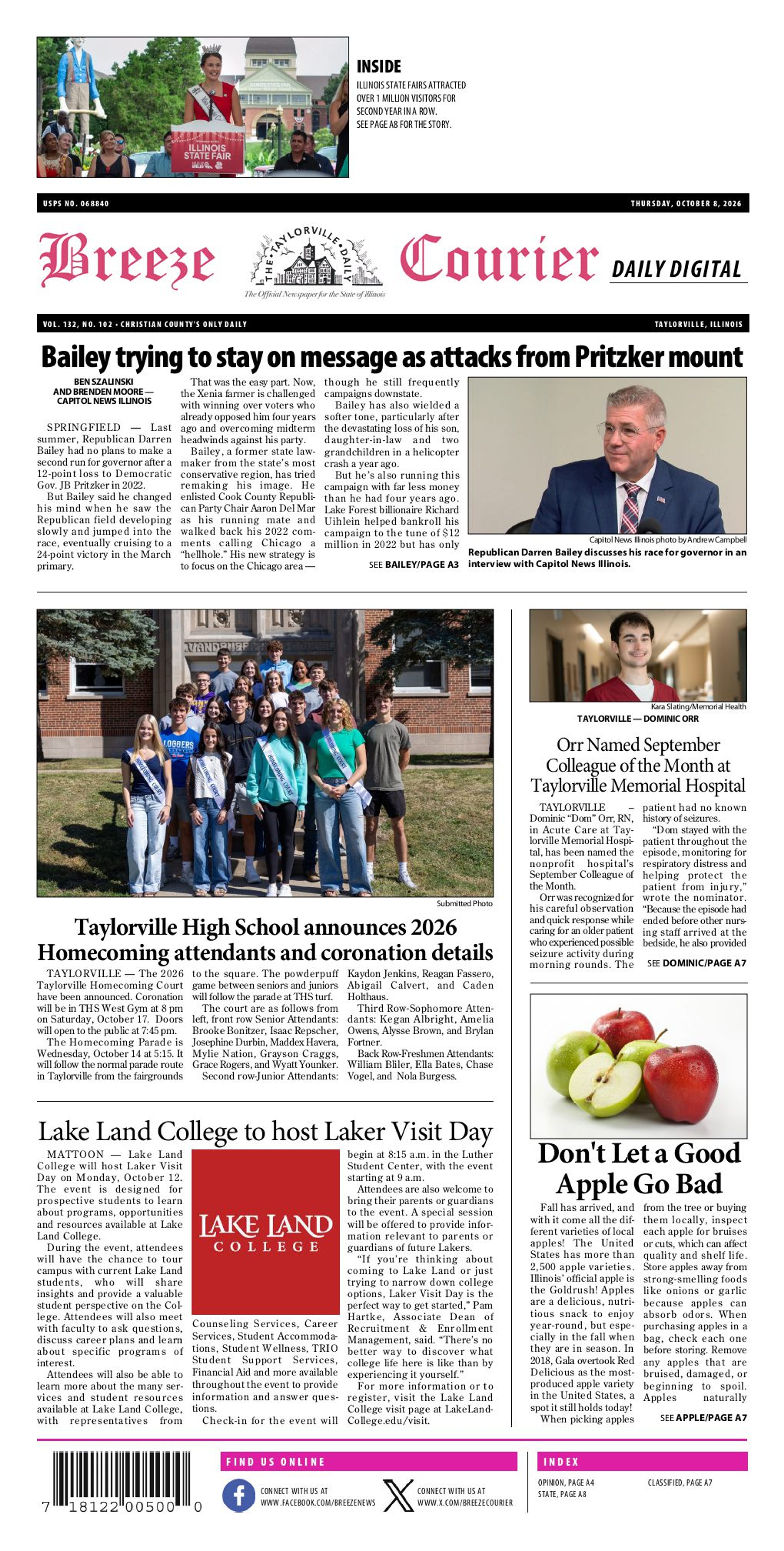 The Breeze-Courier, October 8, 2026