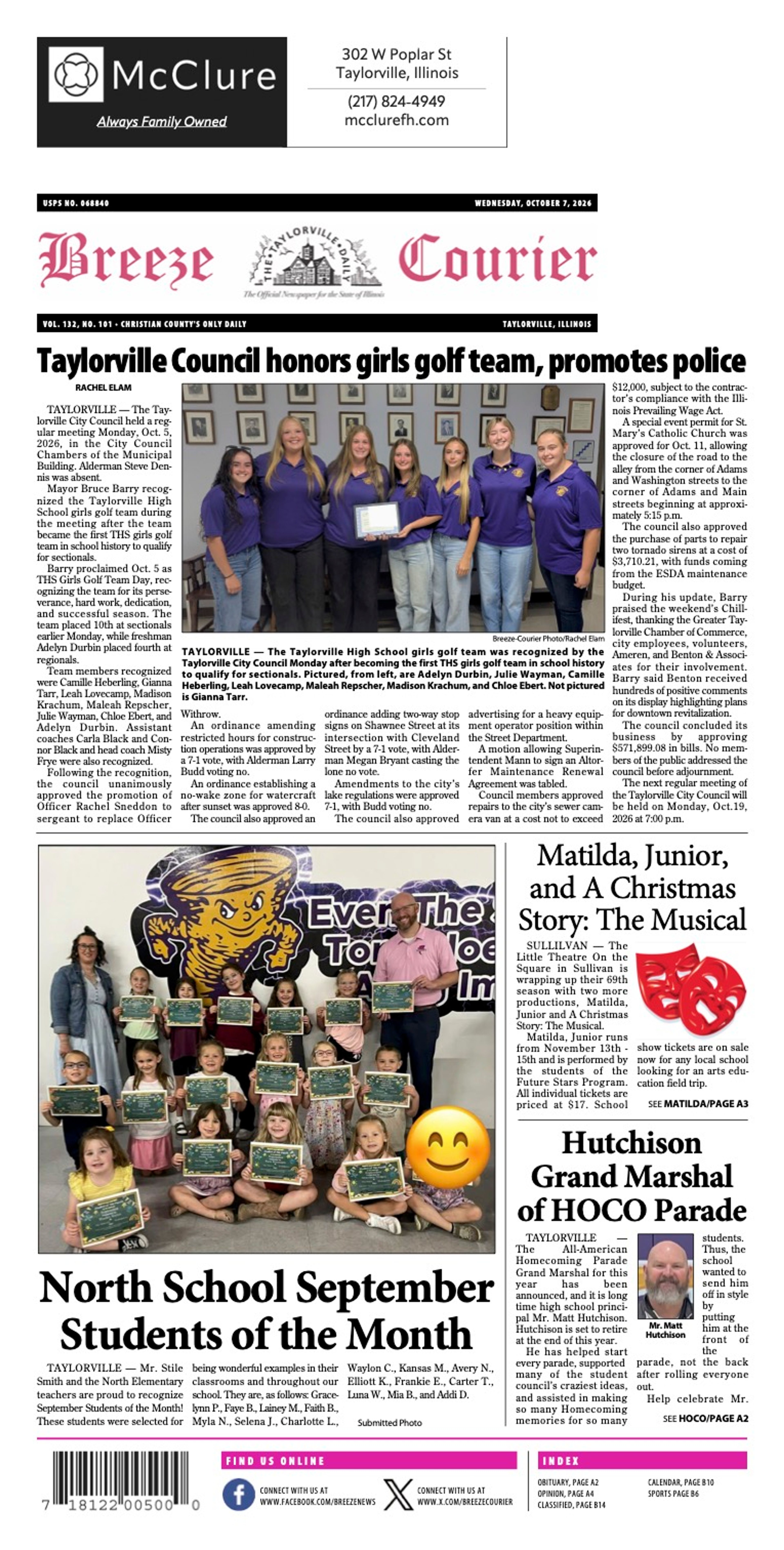 The Breeze-Courier, October 7, 2026