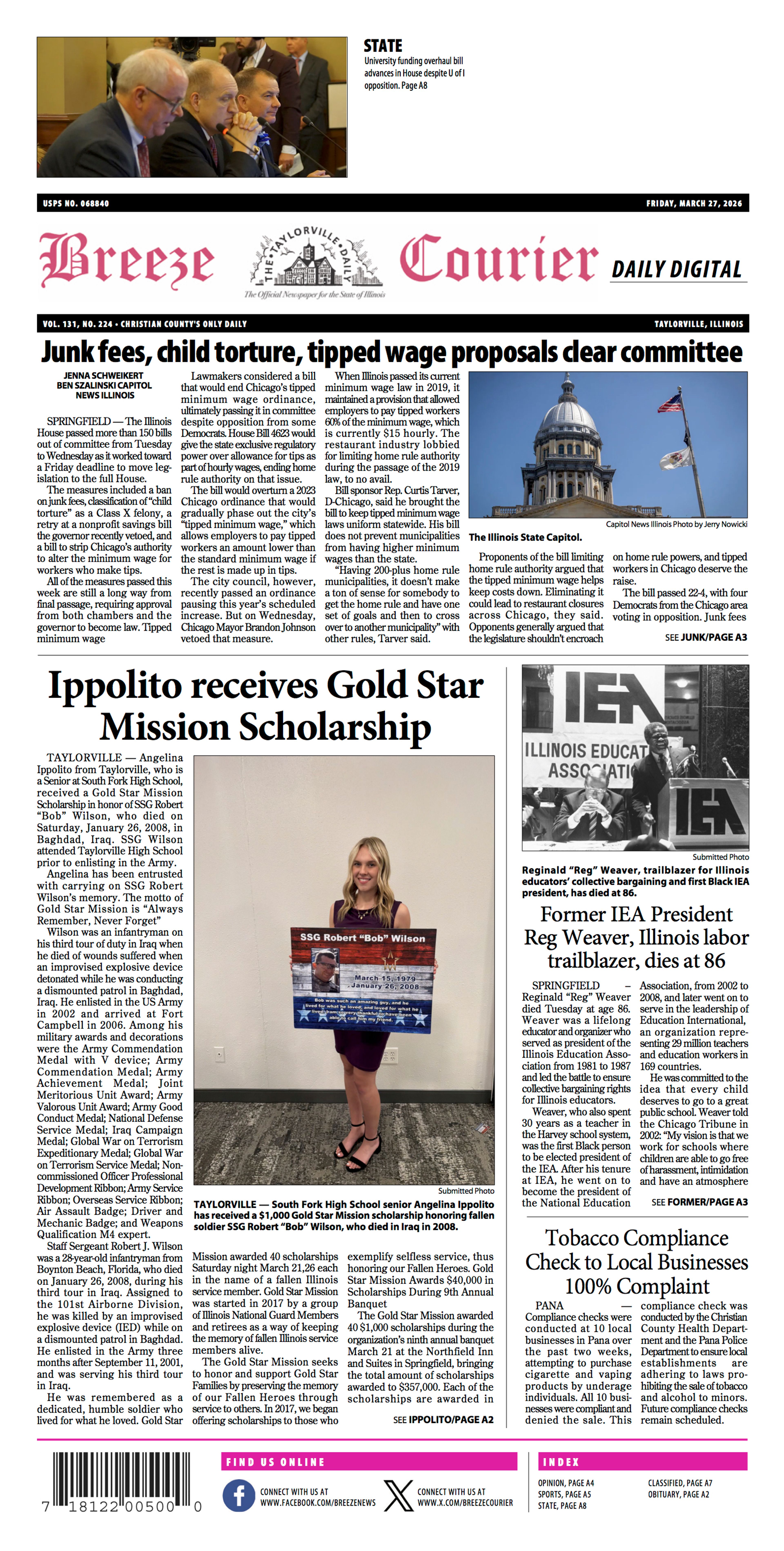 The Breeze-Courier, March 27