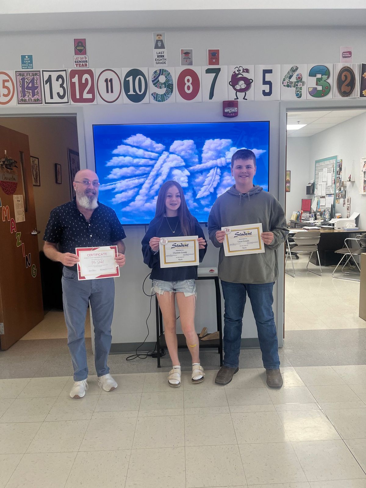 Morrisonville staff and students of the month selected
