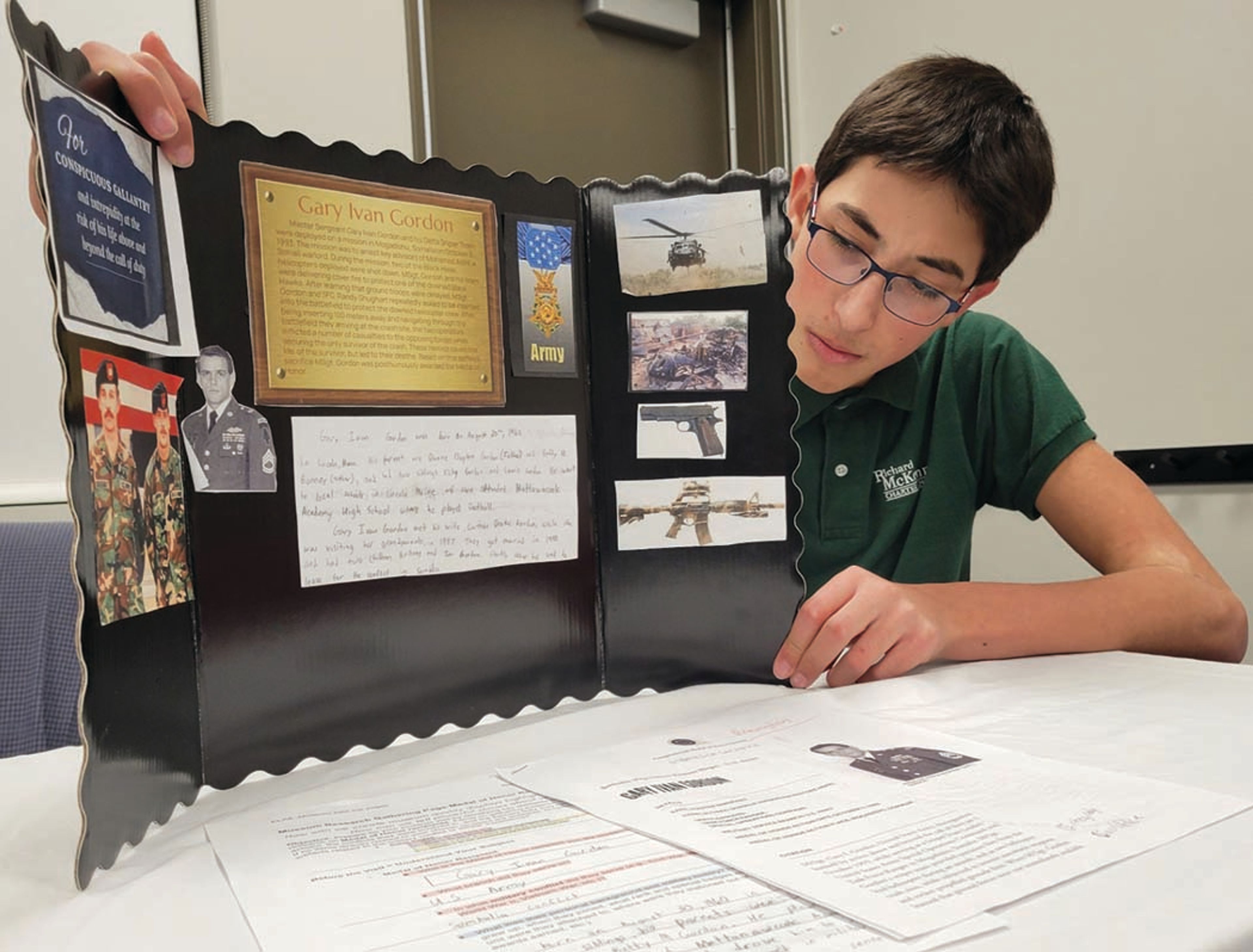 Messages of courage, sacrifice presented at charter school’s Honor Museum program
