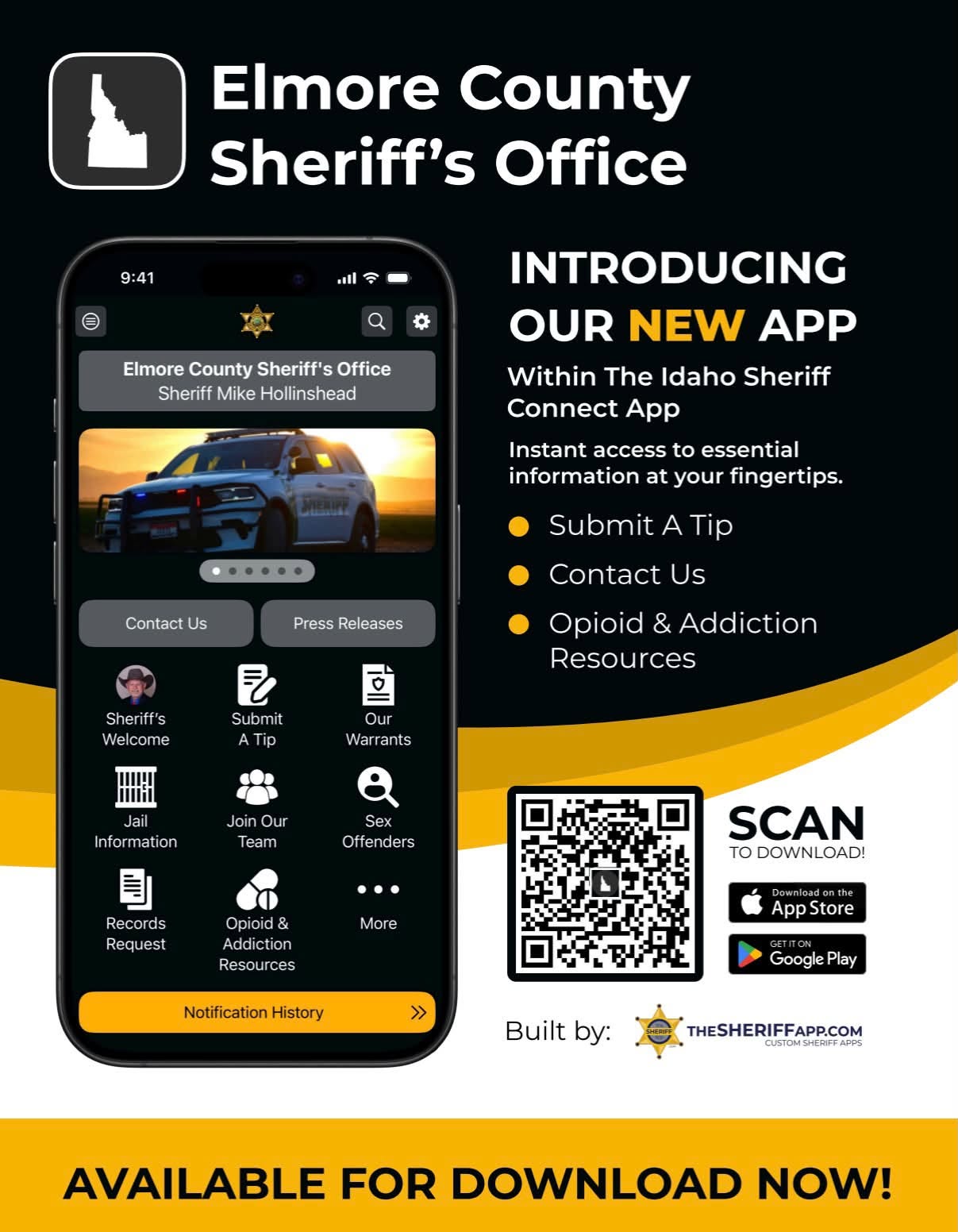 Elmore County Sheriff releases new app for jail roster, emergency notifications, and more