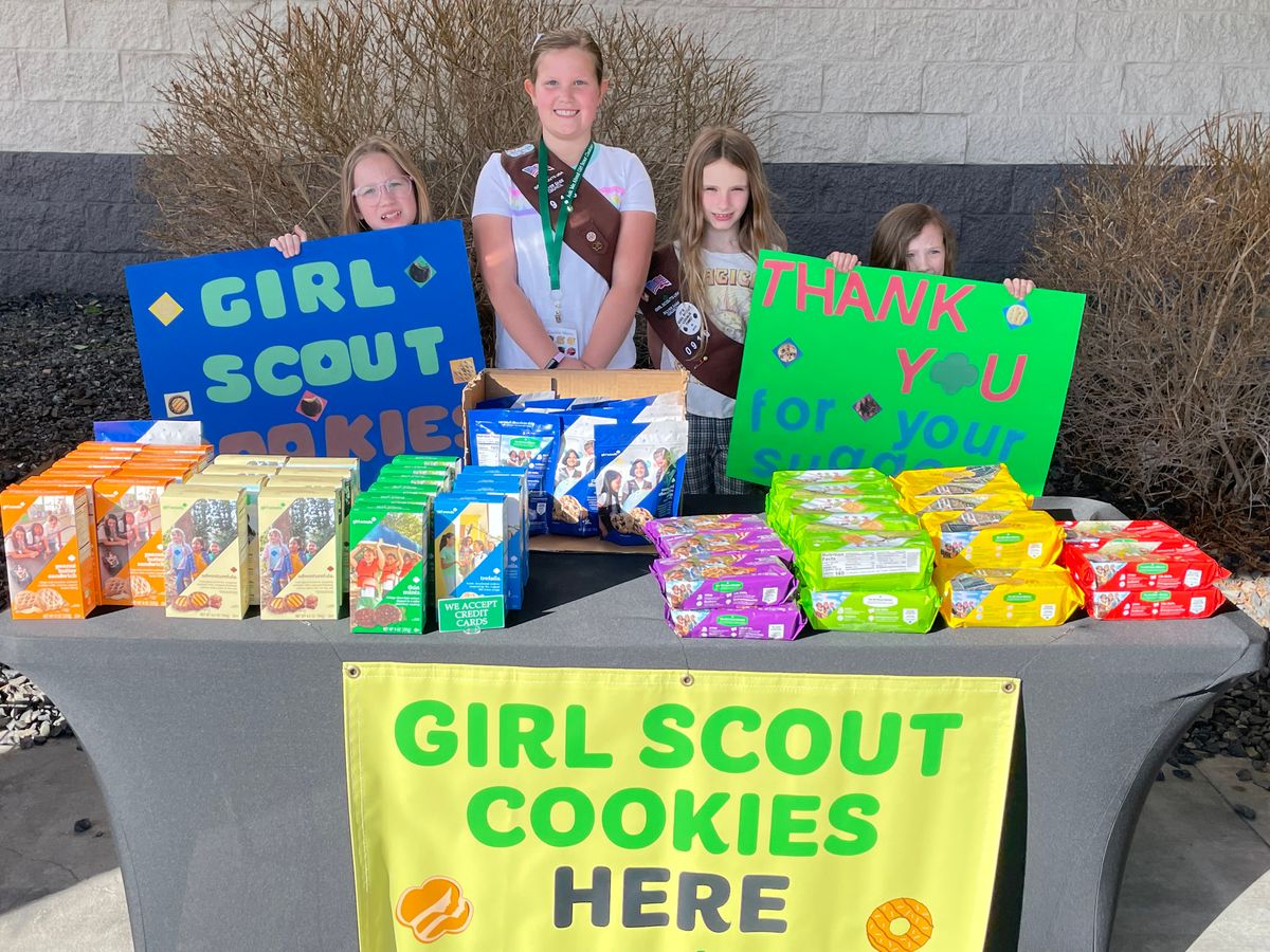 Local Girls Participate in GIrl Scout Cookie Program