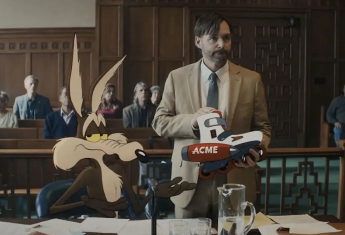 Happy it’s here: Bob Grimm is thrilled that ‘Coyote vs. Acme...