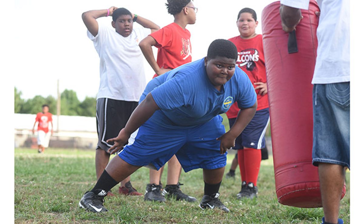 Local youth football team sets goal on championship