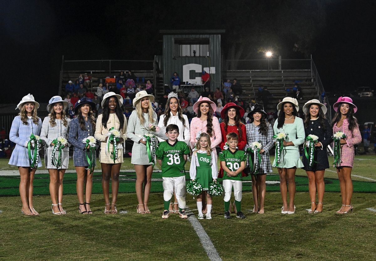 ROUNDED WAVE: Copiah Academy cruises past Cathedral during homecoming game