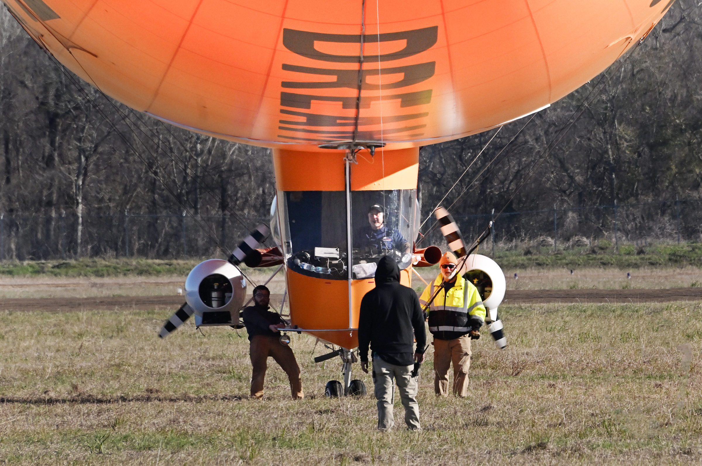 Rare opportunity: Up close and personal with a blimp