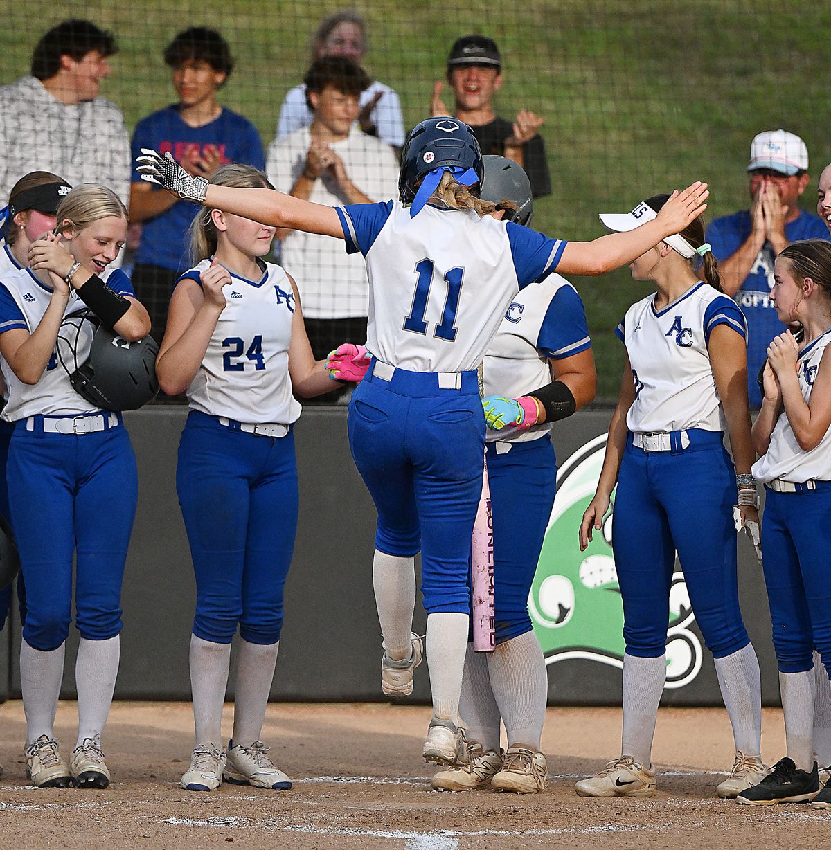 ACCS Lady Rebels use 7-run rally in top of 3rd inning to defeat cross-town and MAIS District 5-3A rival Cathedral