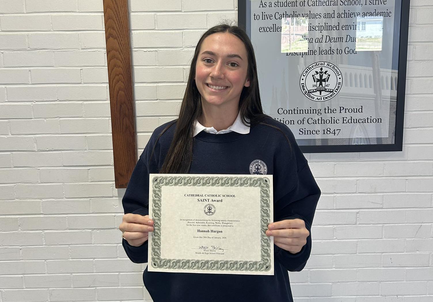 Cathedral School names SAINT Award winners