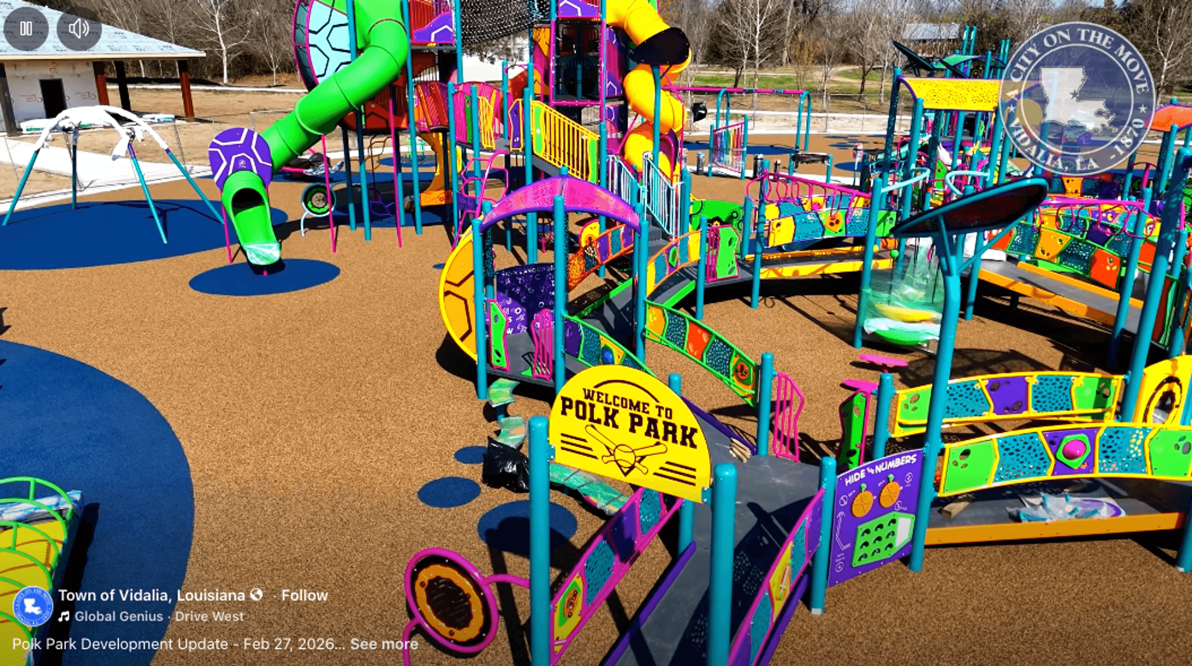 【当選品‼️】YOASOBI Quadratic Playground Vidalia mayor: Louisiana's largest inclusive playground will