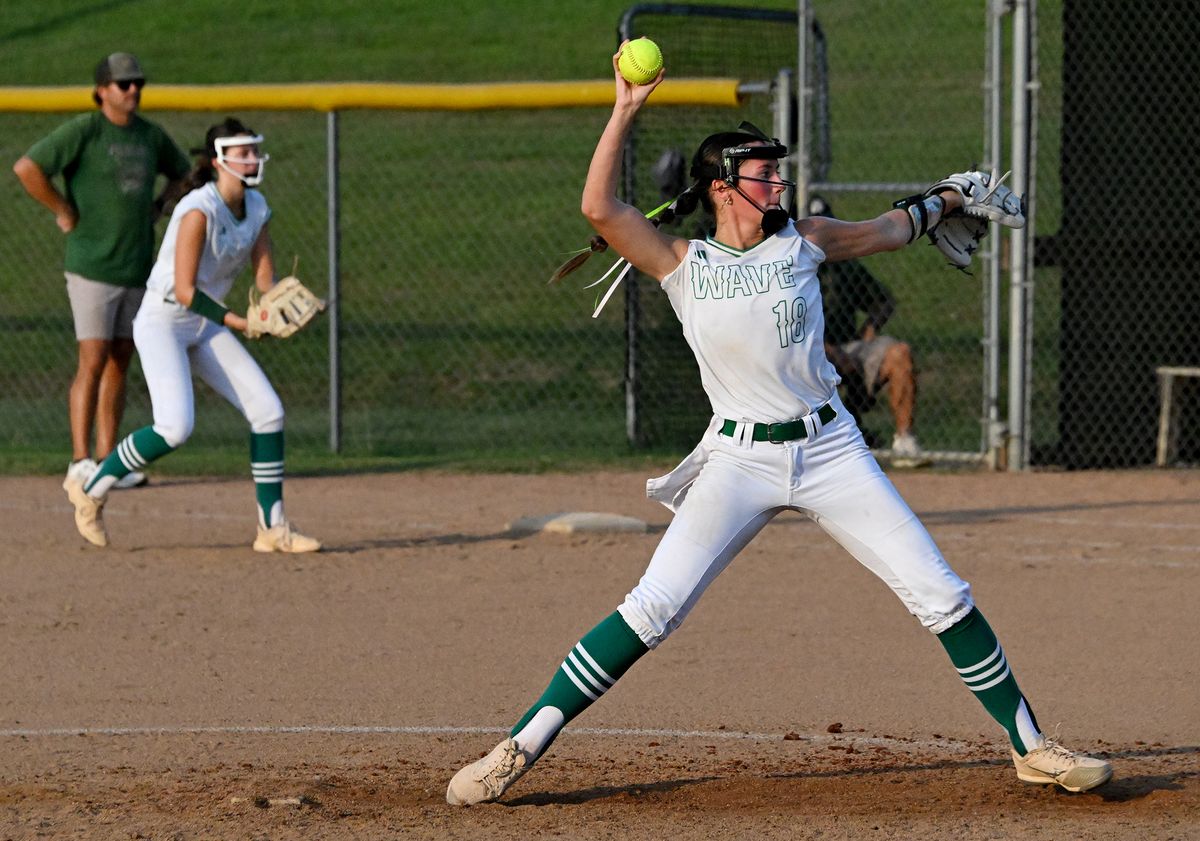 Six-run rally in bottom of third propels Silliman Lady Wildcats to 12-9 win over Cathedral Lady Green Wave