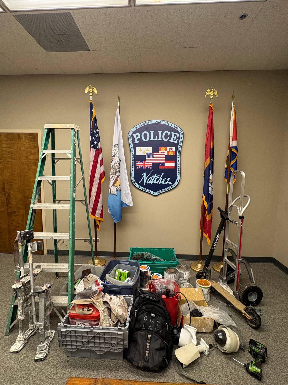 Two detained as Natchez police investigate theft from Village Green Apartments renovation site