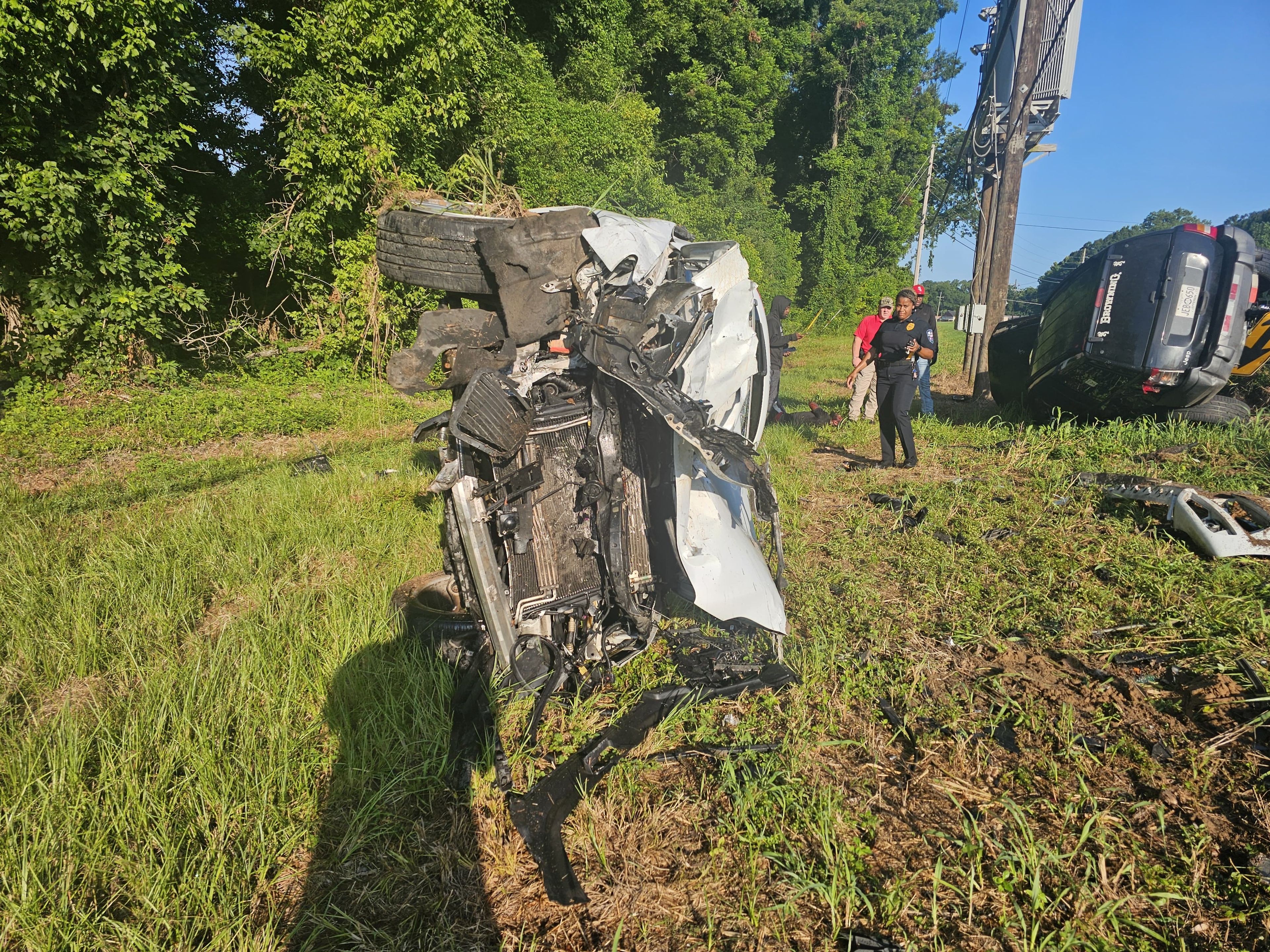 Multiple people injured in two-vehicle crash at Providence R