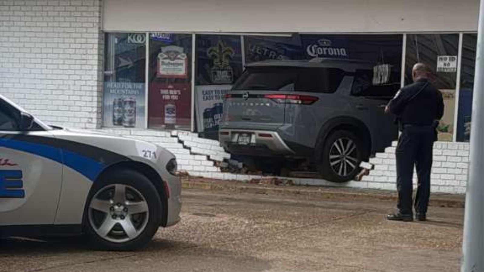 SUV crashes into Zippy convenience store and gas station, police