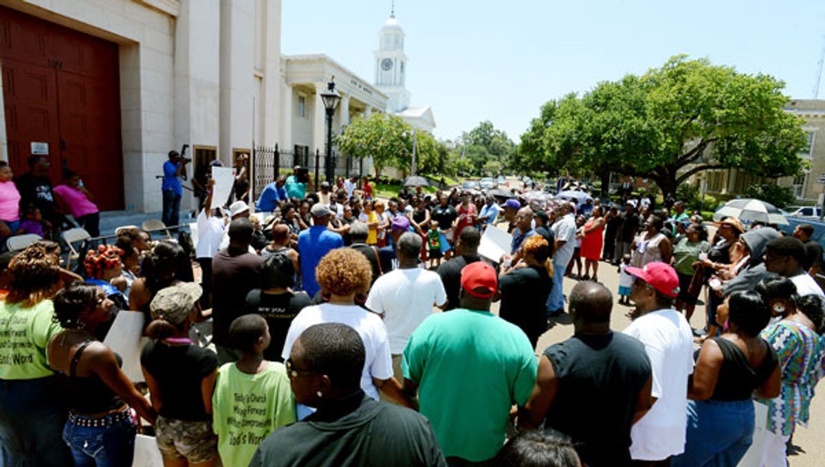 Hundreds gather for Martin rally