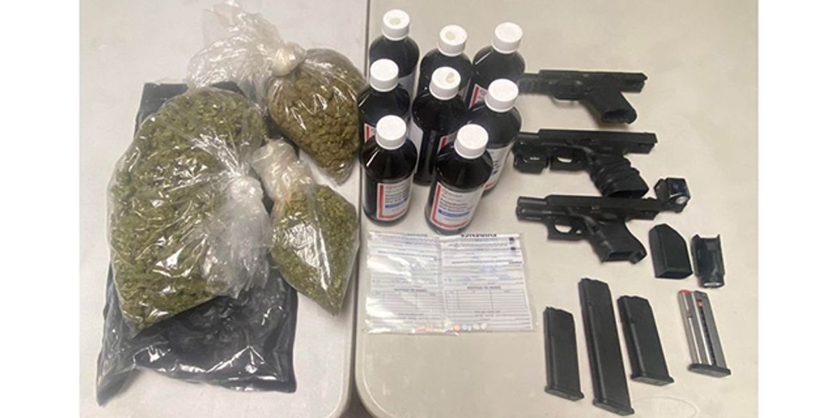 Drugs, weapons found during early morning traffic stop in Fe...