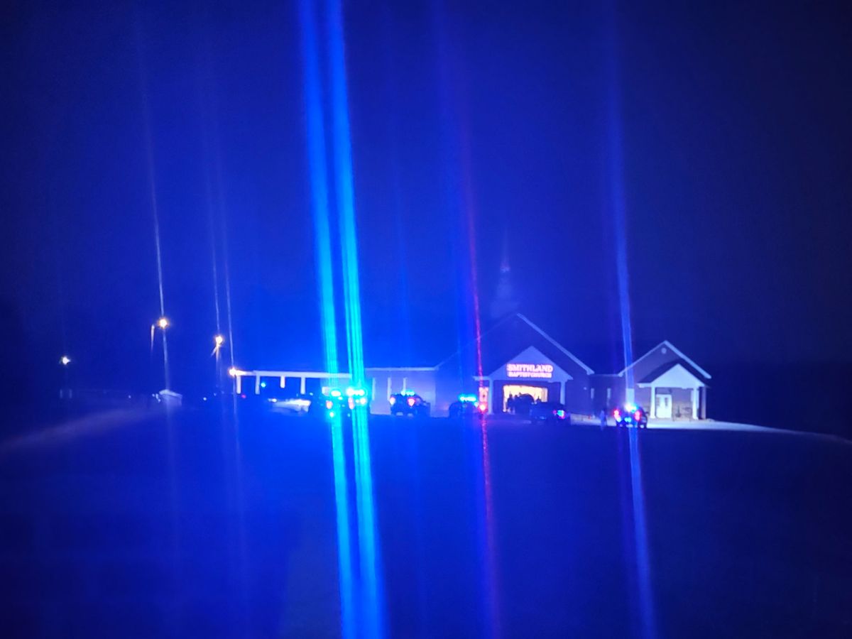 Medical emergency suspected in fatal crash into Smithland Baptist Church