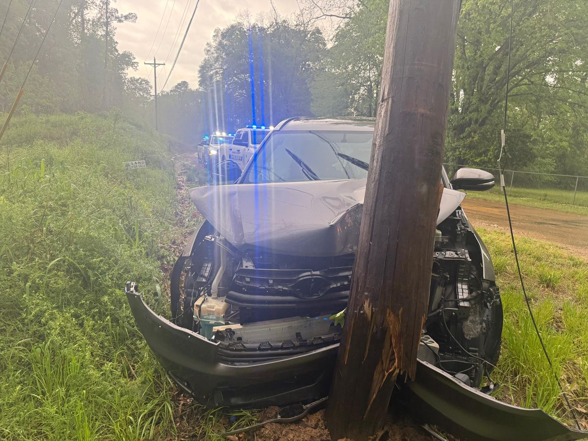 Driver suffers minor injuries after SUV hits utility pole on...