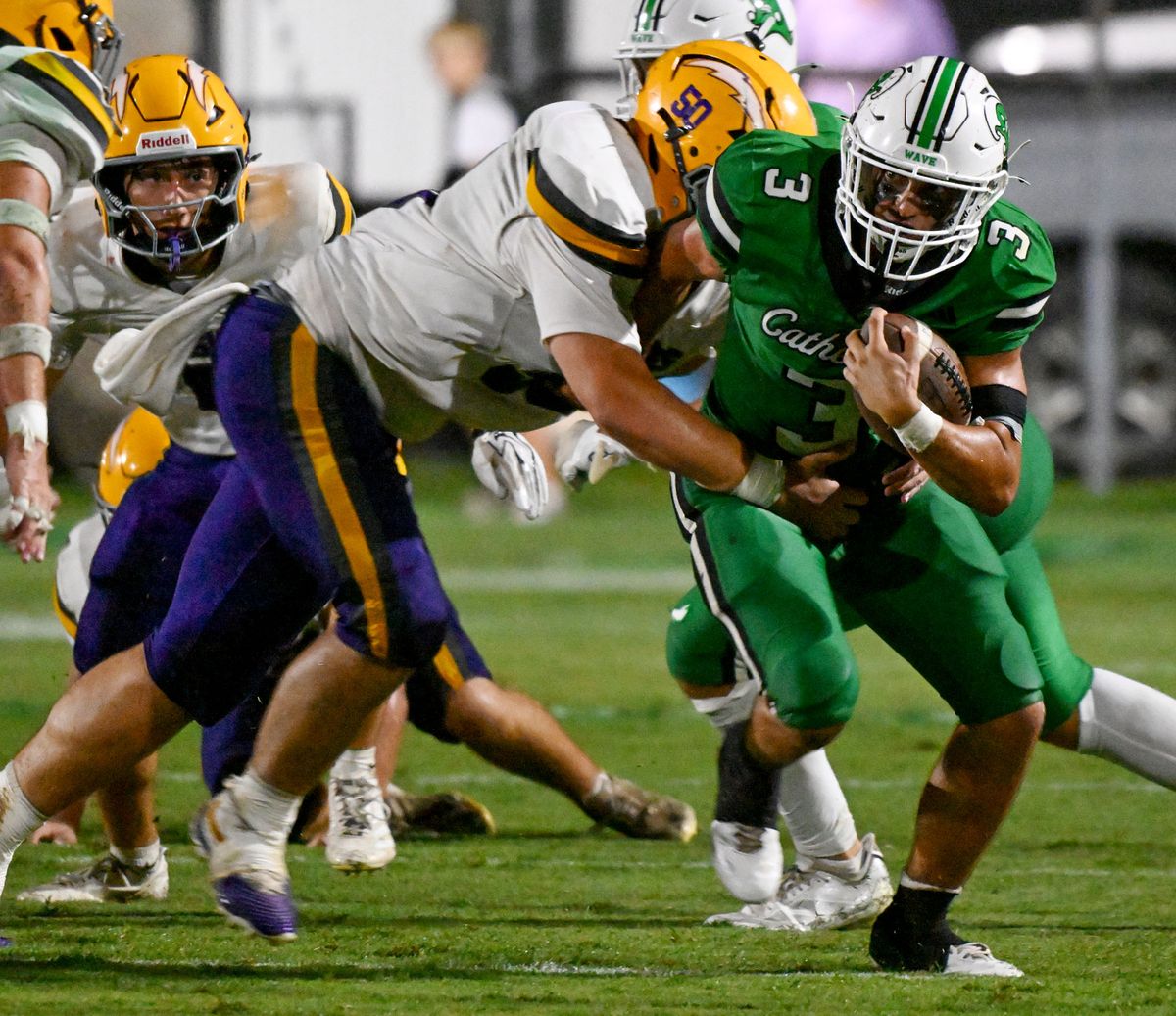 With win over rival St. Aloysius behind them, Cathedral Green Wave turns its attention to MHSAA Class 3A St. Andrew's