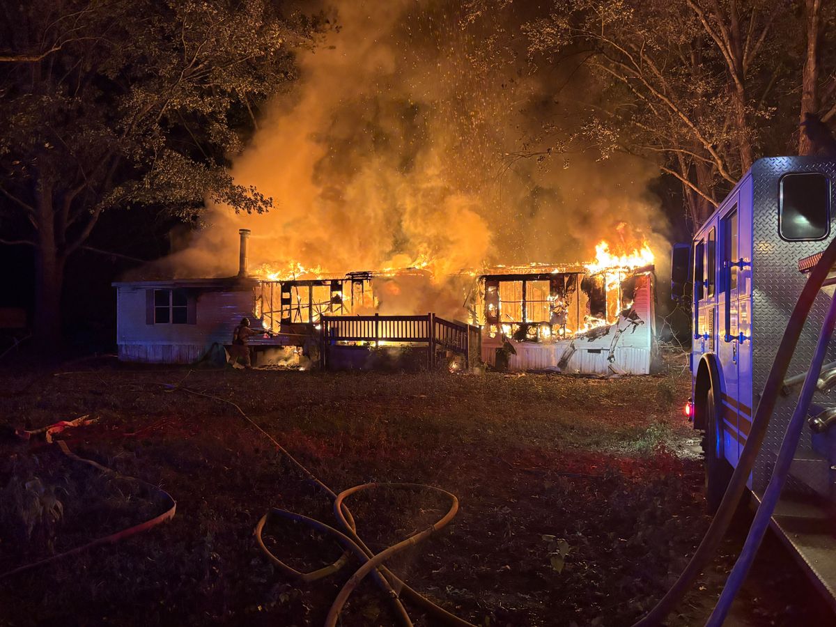 Multiple departments responded to late Sunday house fire