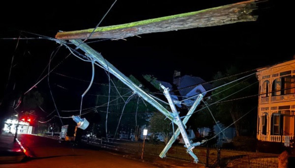 Truck takes out utility pole on Orleans, causes outage Friday night