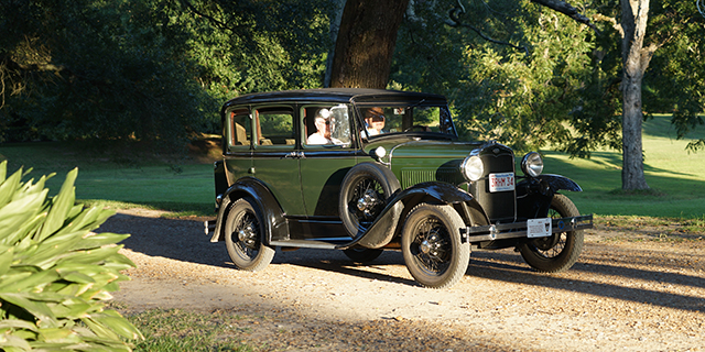 AUTOMOTIVE HISTORY: Antique cars make their way through hist