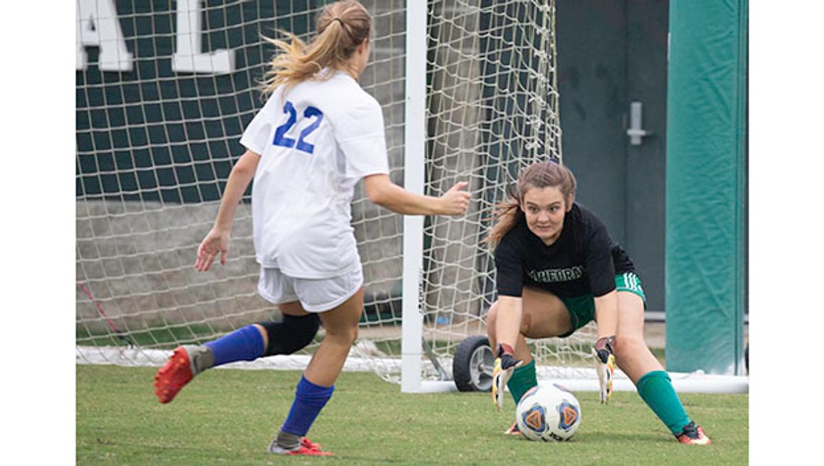 Lessley makes nine saves in Green Wave season opener