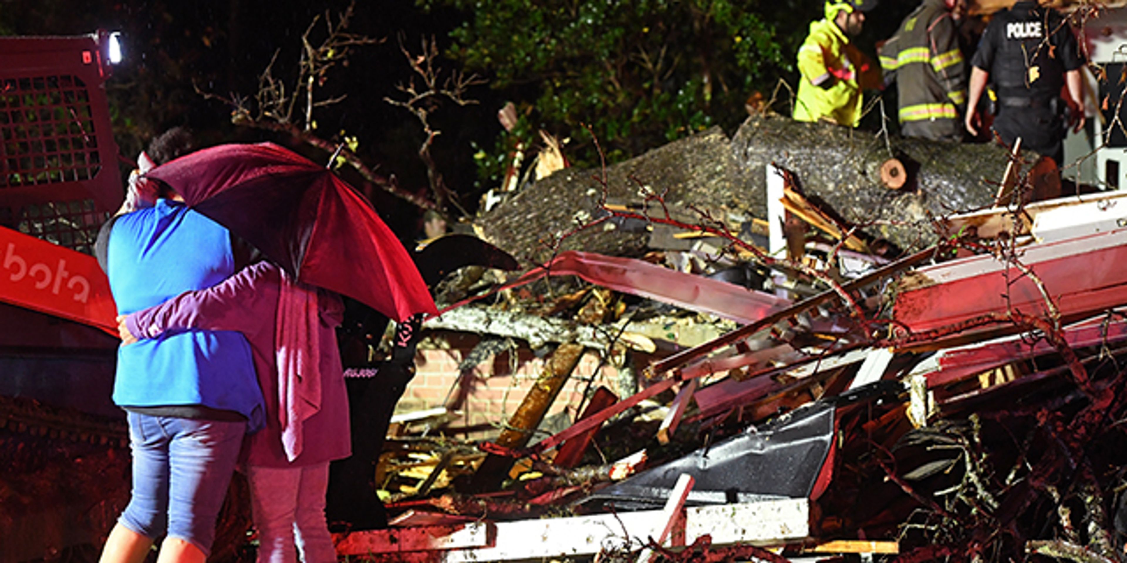 Severe storms cause tornadoes, fallen trees, power outages