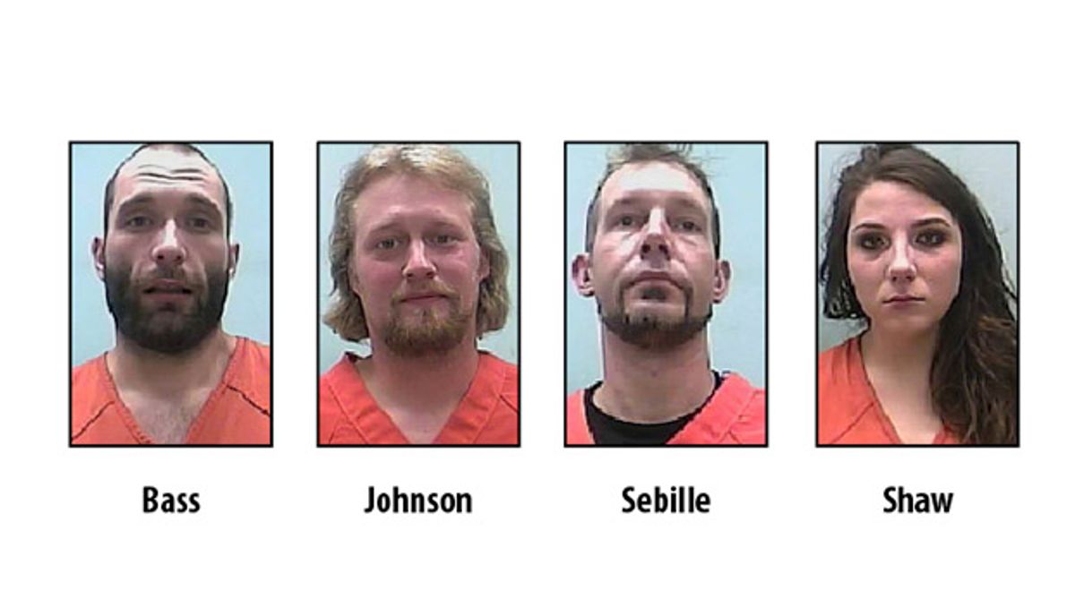 Four people face drug charges after search of residence