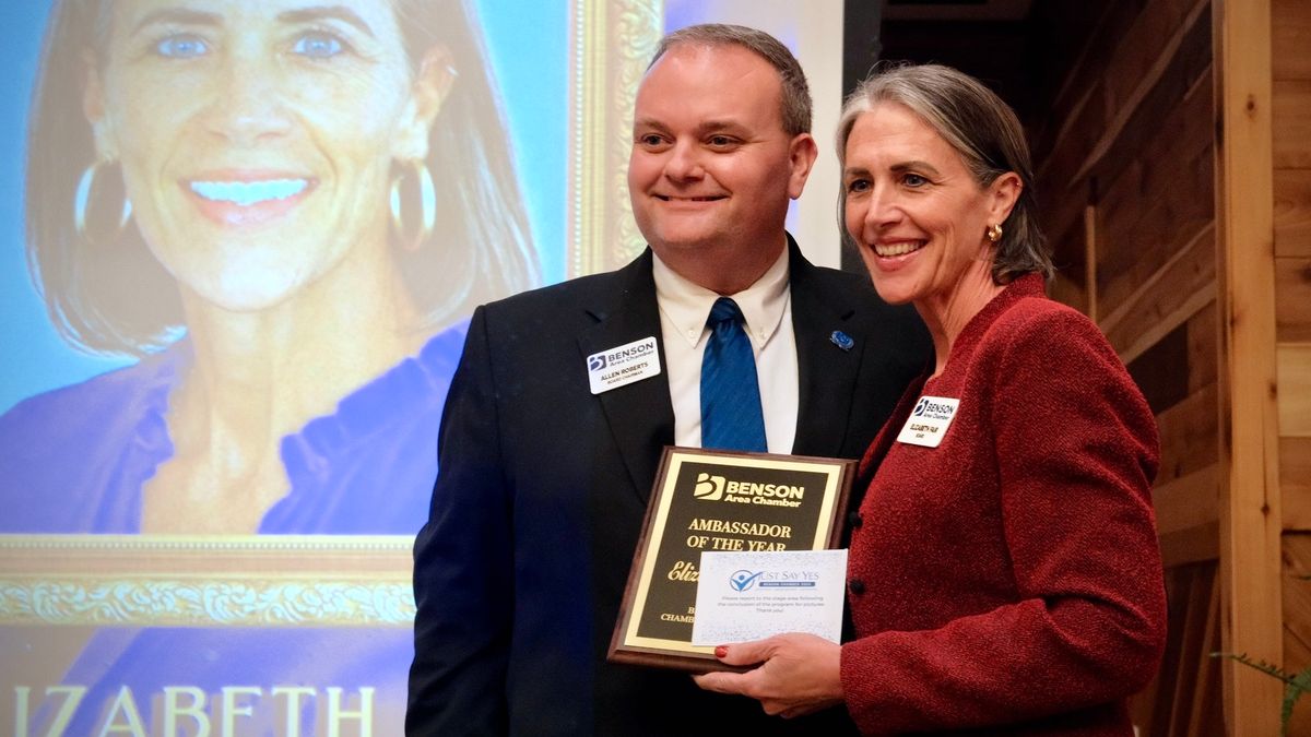 Benson Area Chamber honors community leaders at 77th annual banquet