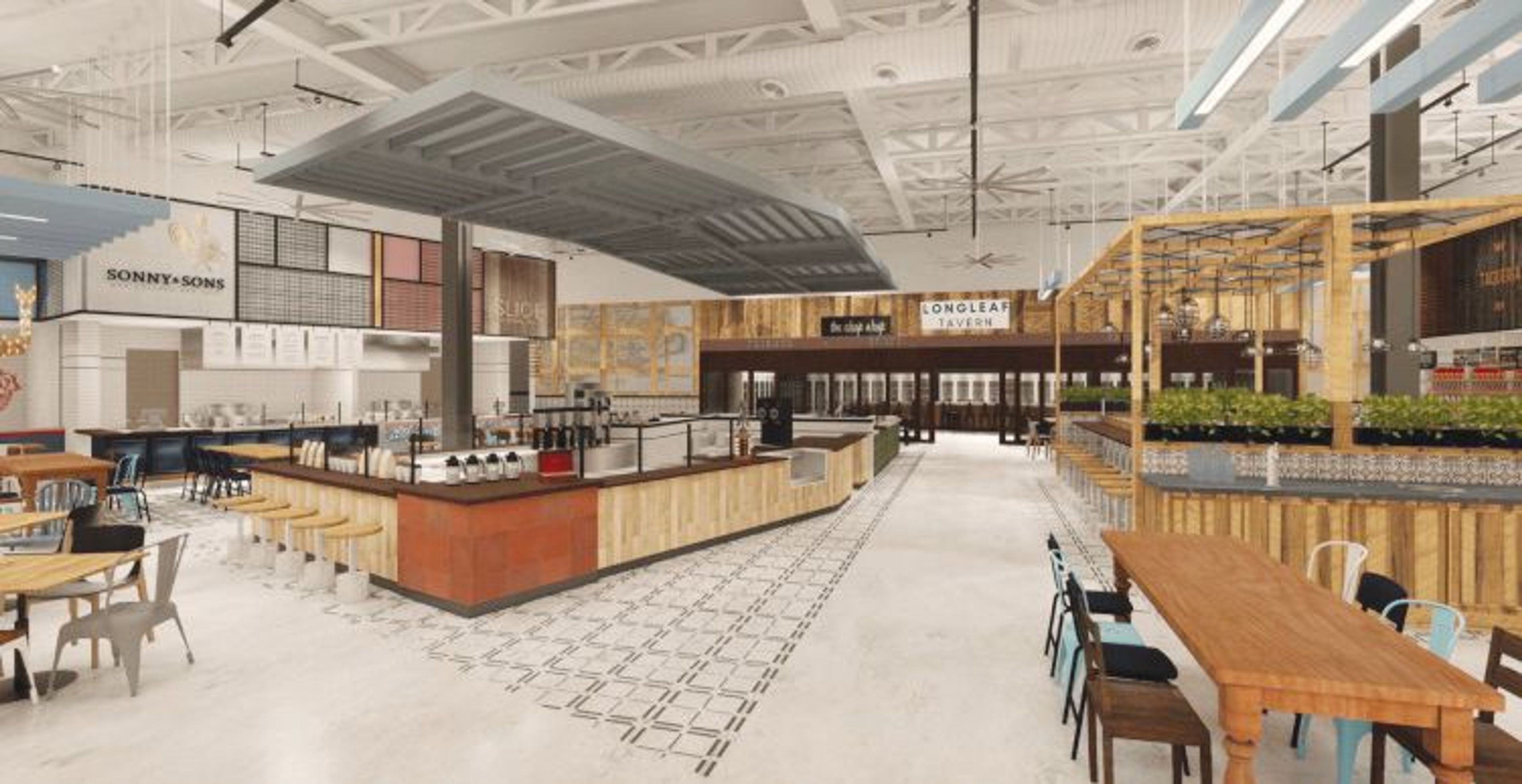 Food hall could open this summer