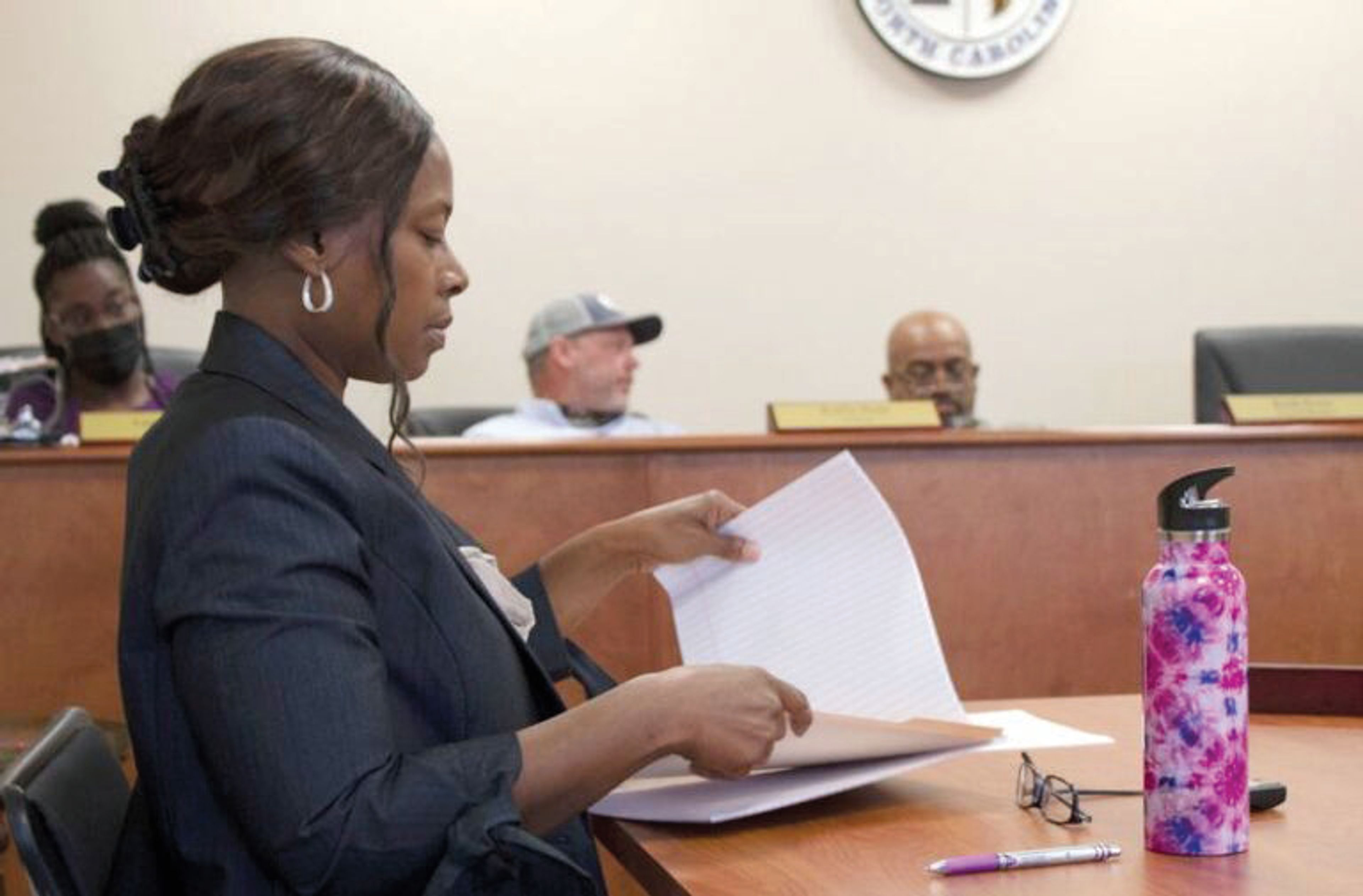 Justine Jones' tenure in Kenly was brief. Johnstonian News file photo