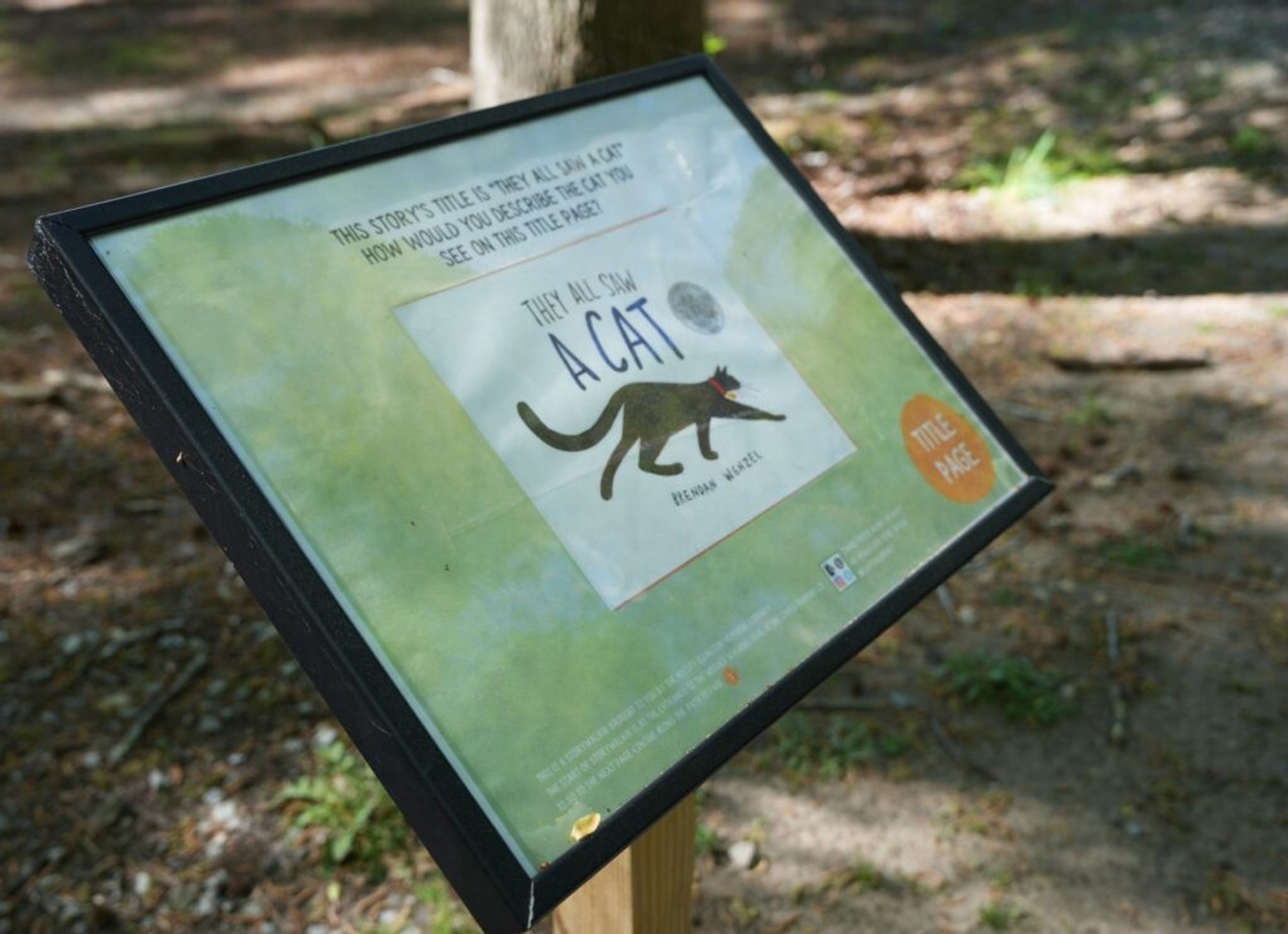 StoryWalk adds a cat tale