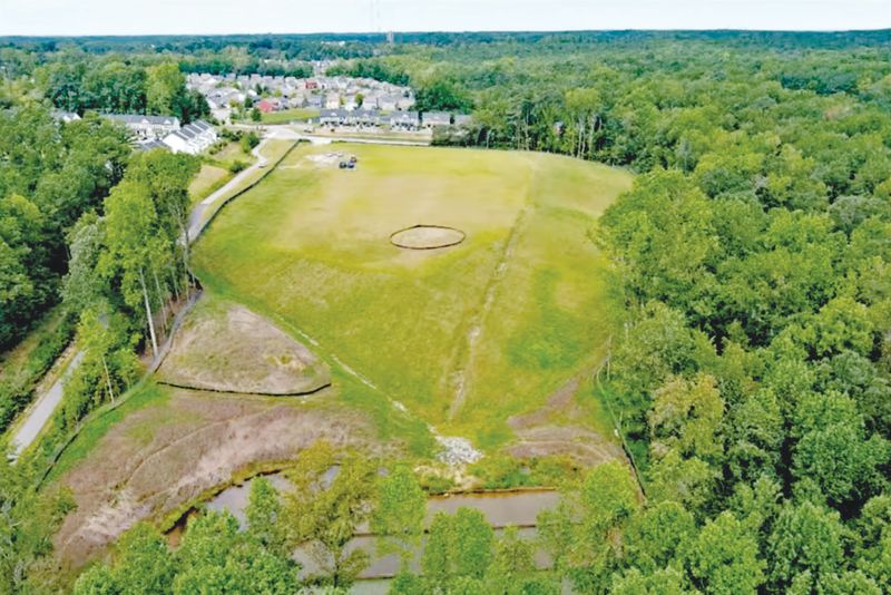 A new park is taking shape in Clayton