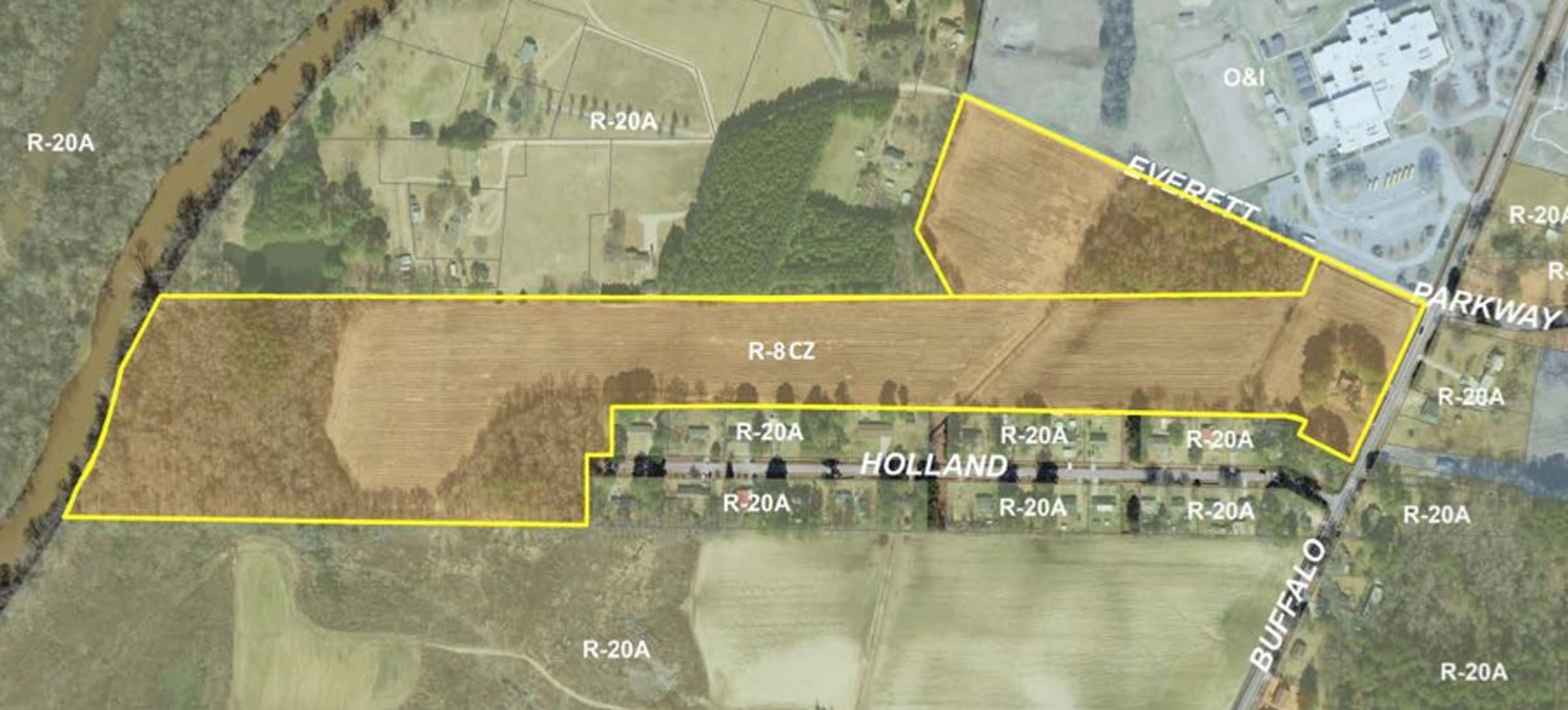 Council backs new homes but wants buffer for Holland Drive neighbors