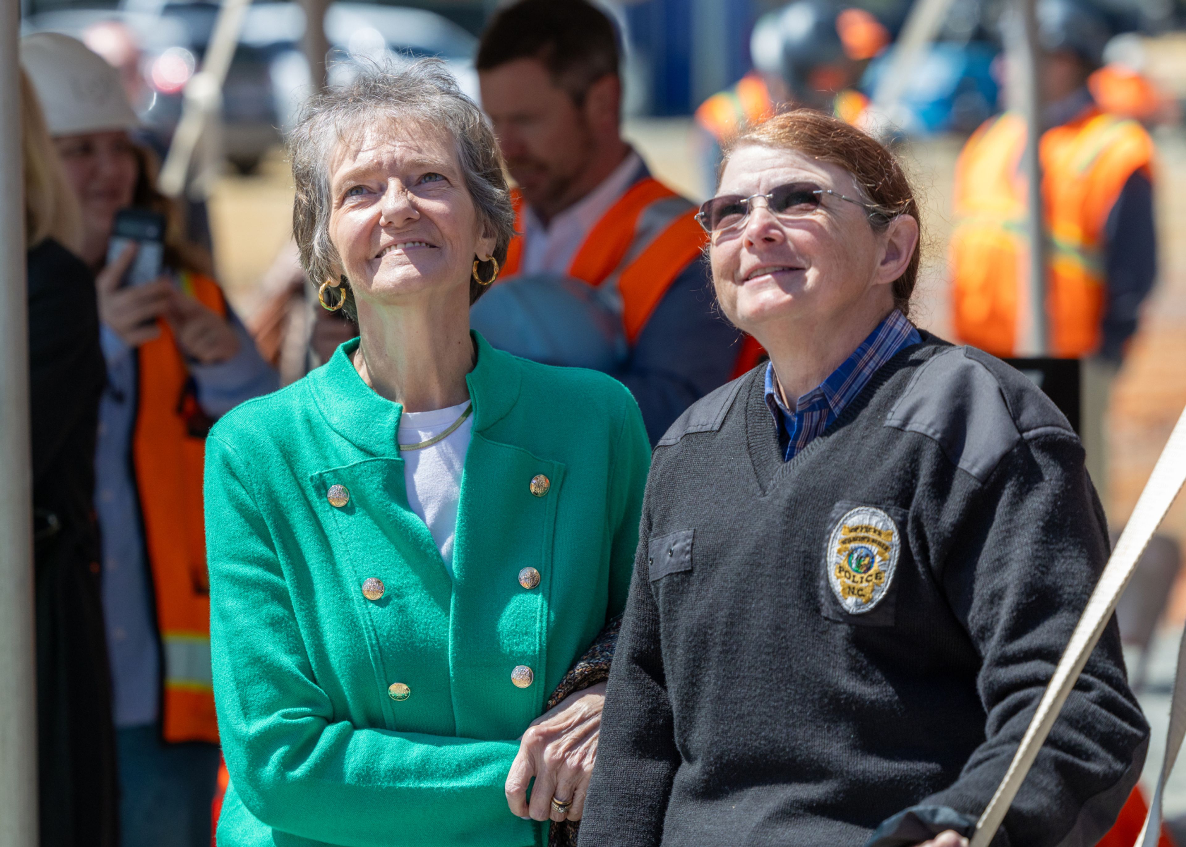 Schools hold topping-out ceremony at Wilson’s Mills High