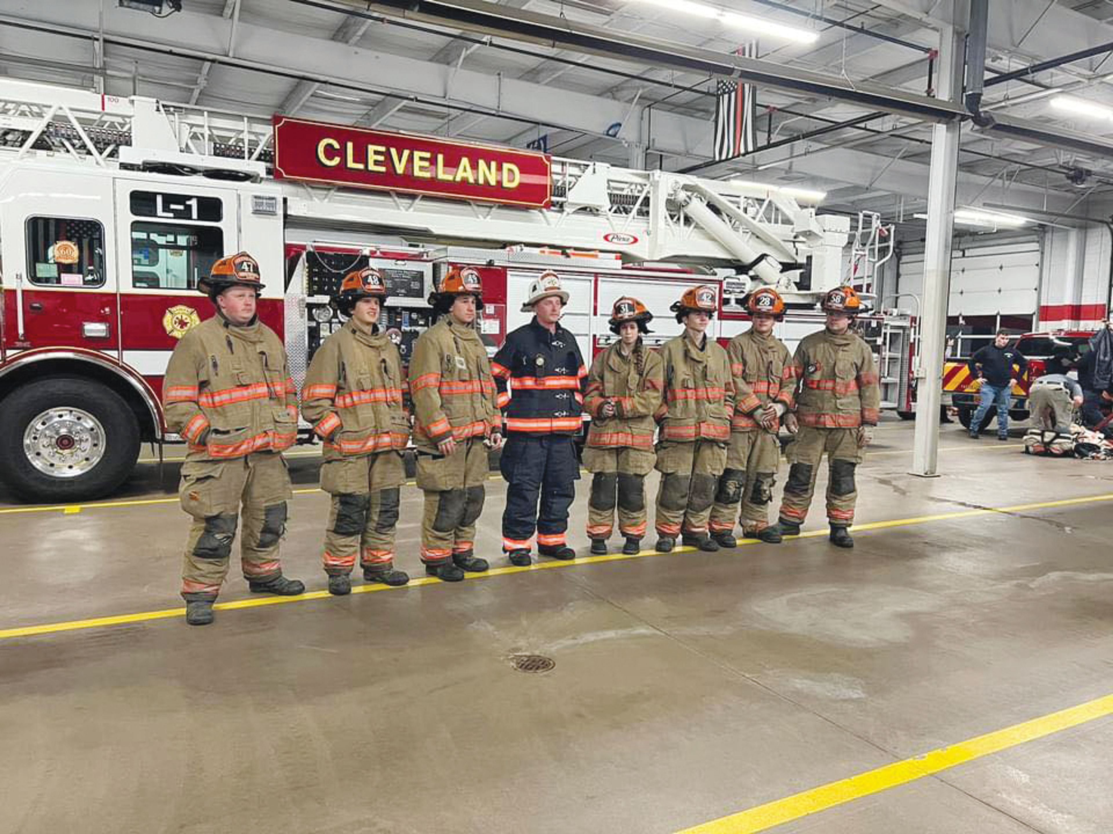 The Cleveland Fire Department is recruiting kids for sessions of Camp Blaze. Fire Department photo