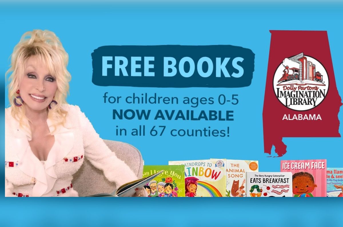 Imagination Library now available throughout Alabama
