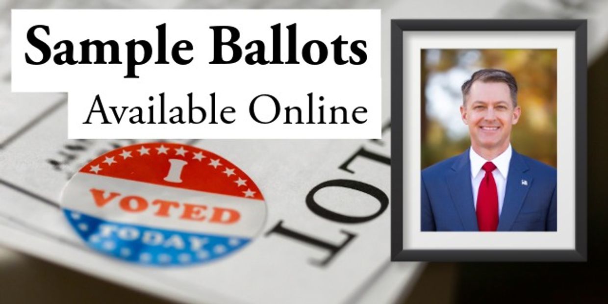 Secretary of State announces sample ballots available