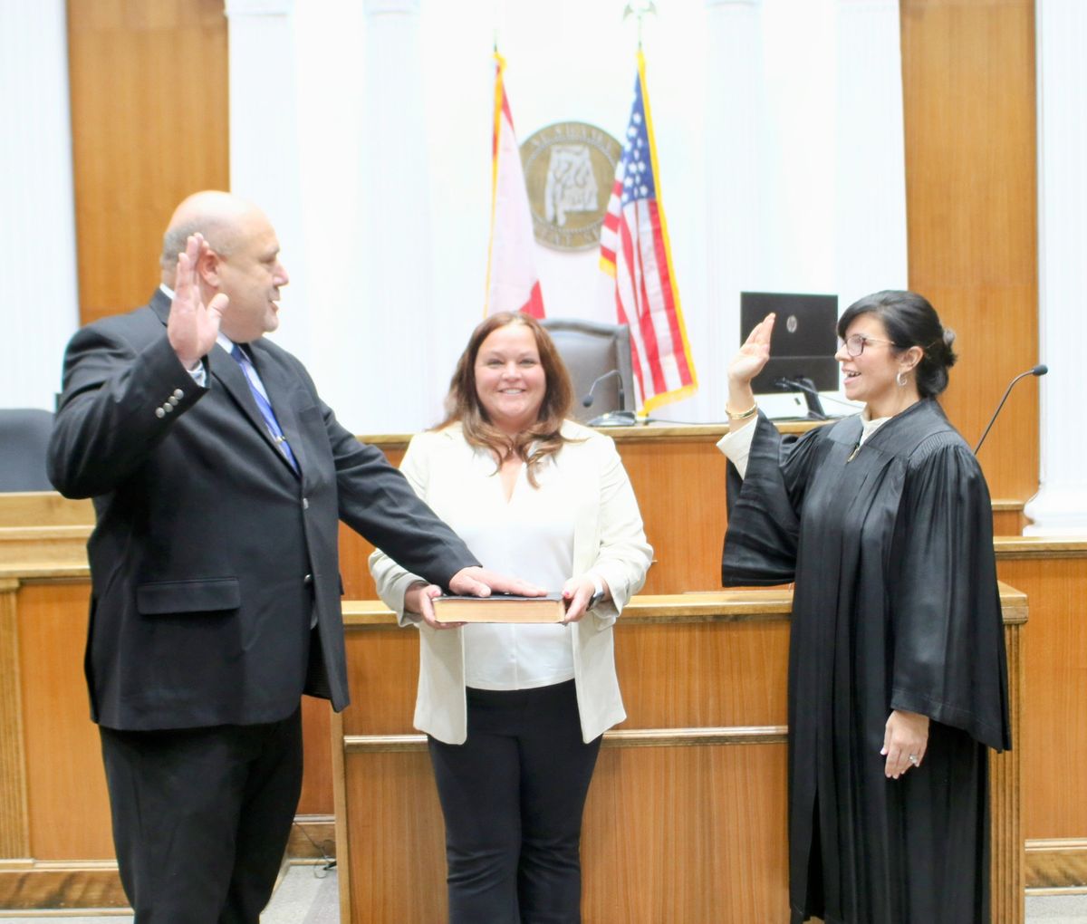 Scruggs sworn in as Sheriff