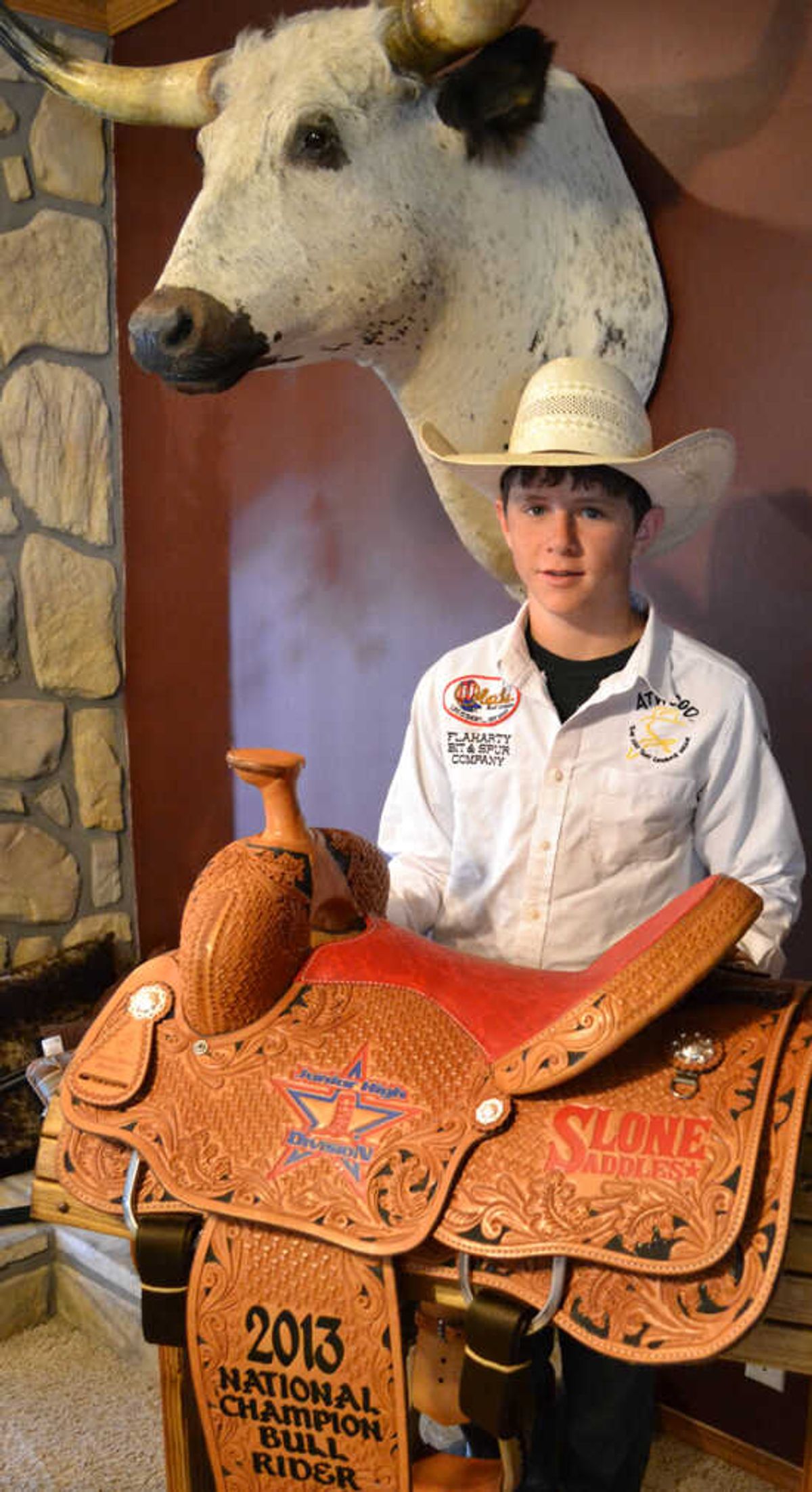 Sawyer Roth Bull Rider Young bull rider hangs on for championship