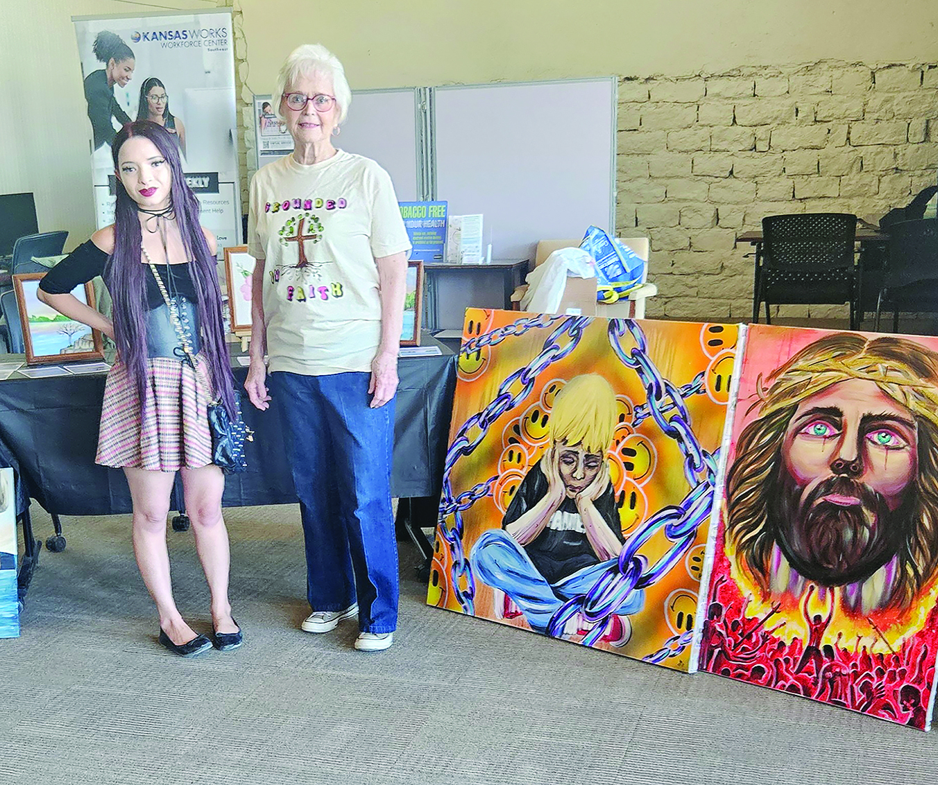 Luau, Splash Pad party and art fair in downtown Fort Scott