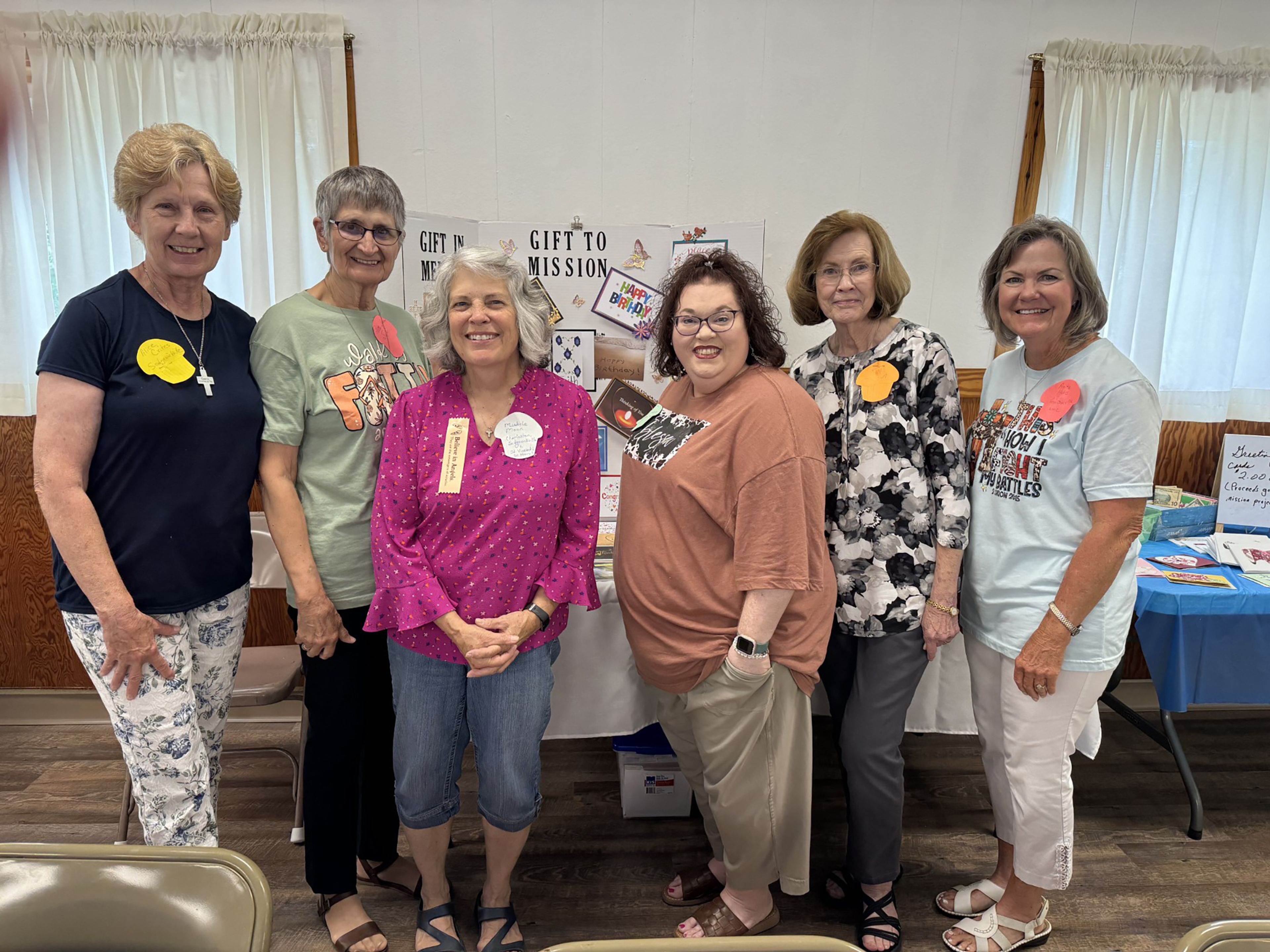 Sedgewickville UWF members attending the Retreat were (from left) Alice Crites, Pete Shrum, Michele Moon, Mandy Niswonger and Kay Yount Anita Hahs.
