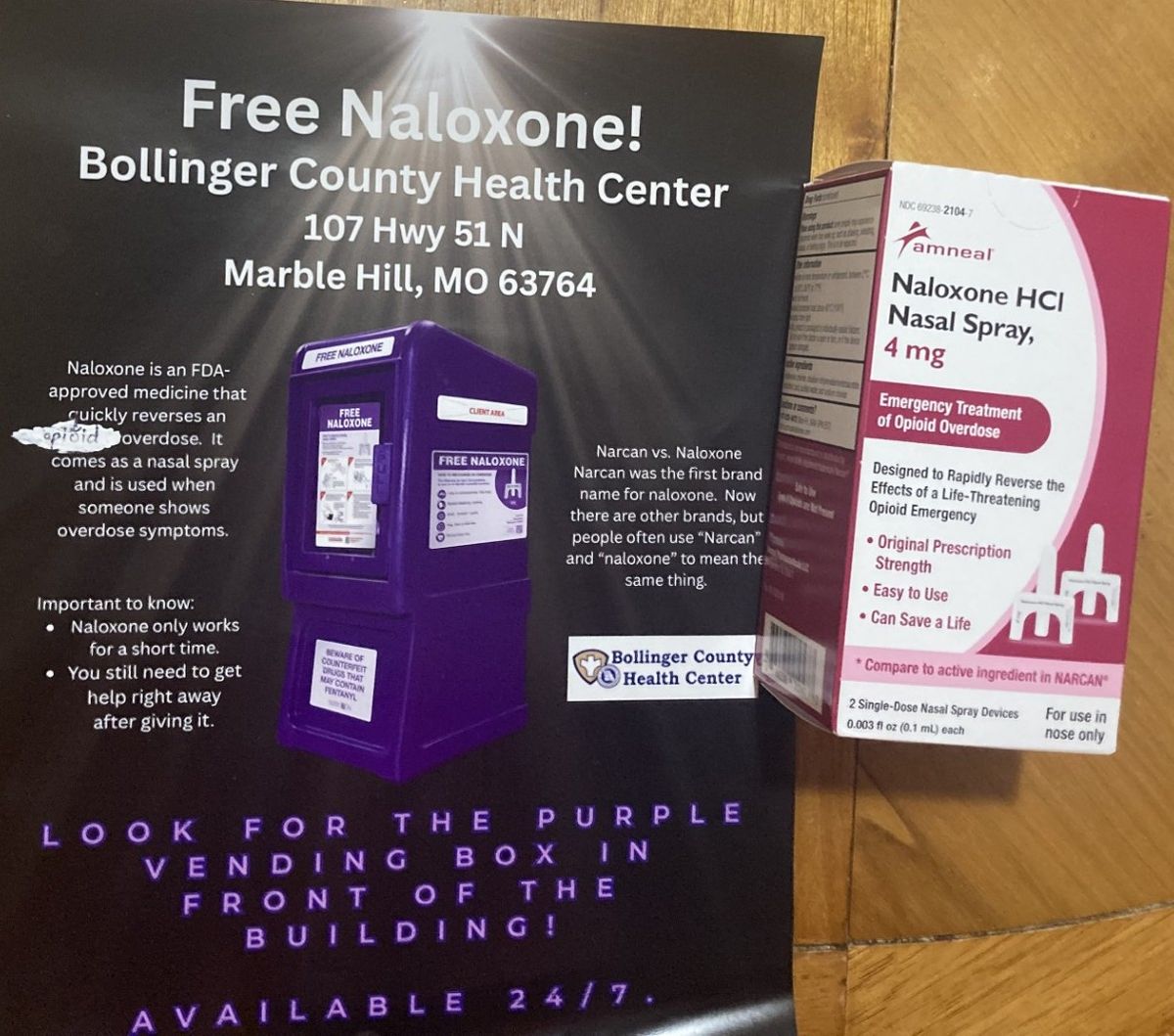 Health Center holds event on responding to a potential opioid overdose