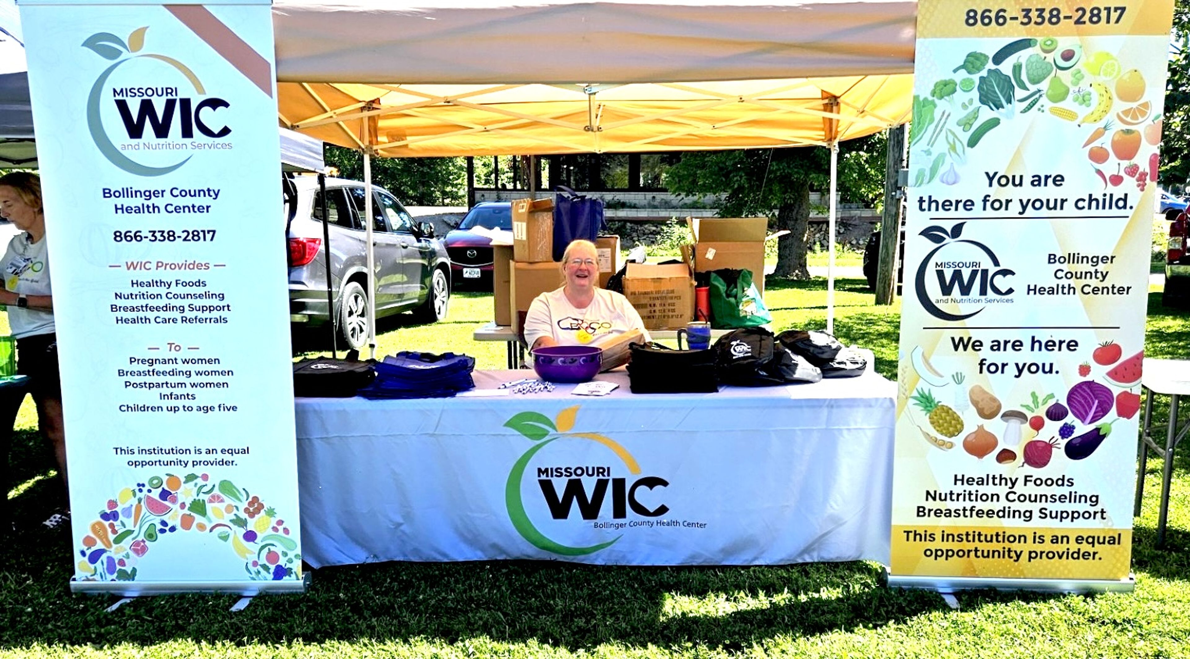 Betsy VanGennip is on hand to greet anyone interested in learning more about WIC.
